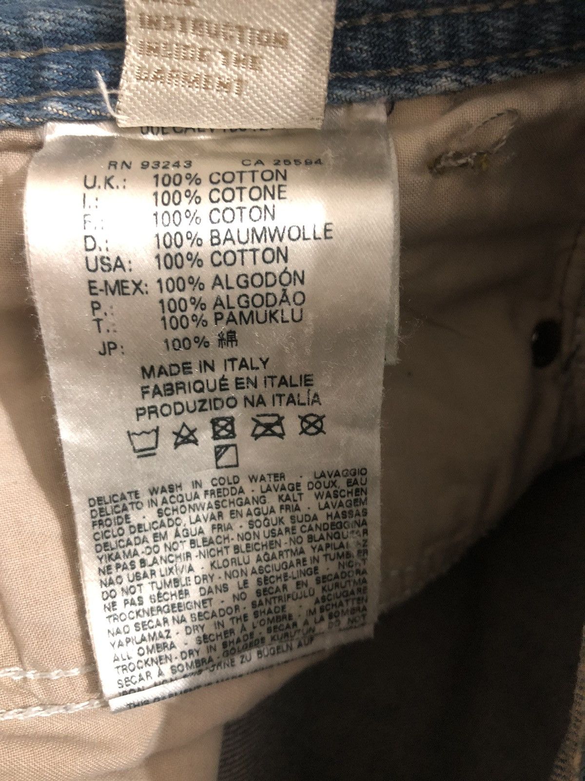 Diesel Diesel Vintage Denim Jeans Size US 29 - 11 Thumbnail
