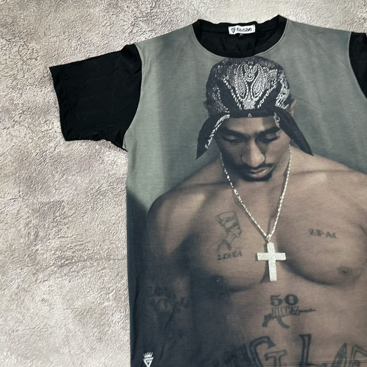 Vintage Vintage Y2K 2Pac Graphic Tee Sun Faded Rap Streetwear XL Size US XL / EU 56 / 4 - 3 Thumbnail