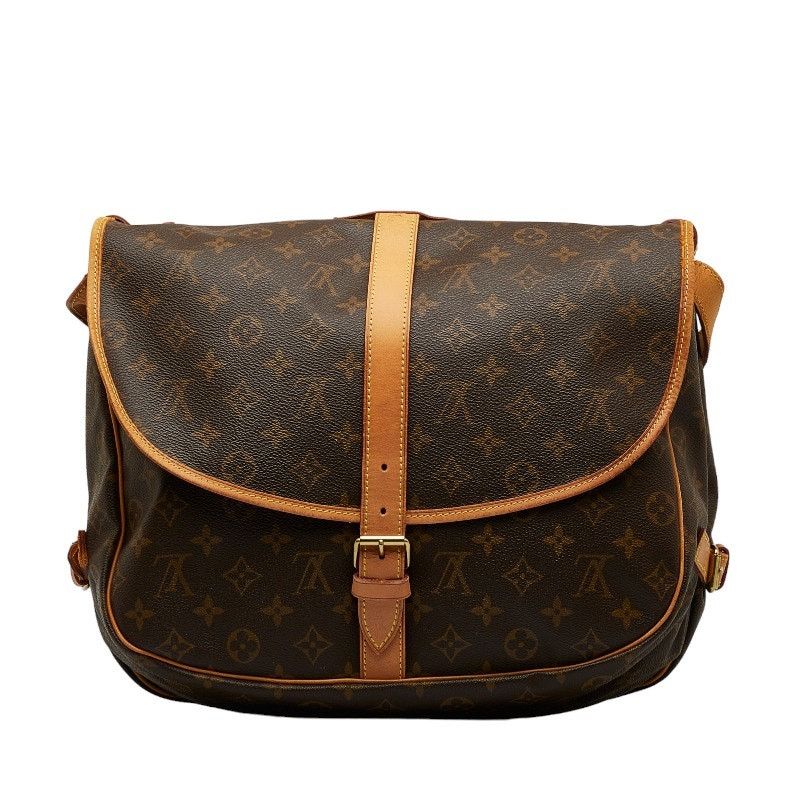 Louis Vuitton Louis Vuitton Monogram Saumur 35 Crossbody Bag M42254 Size ONE SIZE - 3 Thumbnail