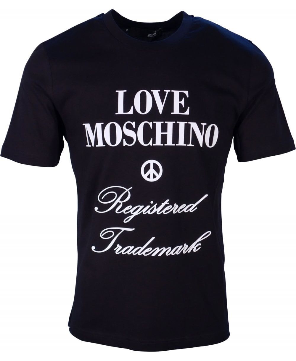 Moschino Love Moschino Logo T-Shirt Black M Size US M / EU 48-50 / 2 - 1 Thumbnail
