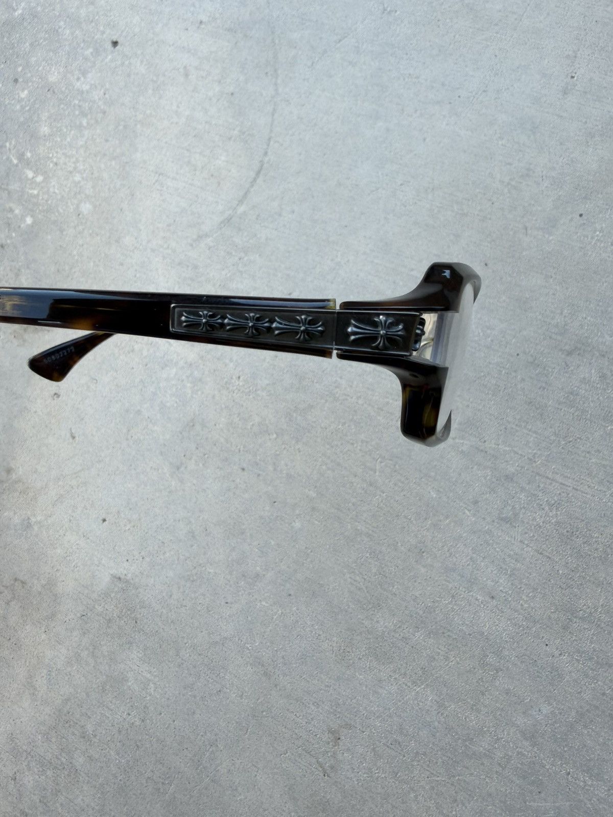 Chrome Hearts Chrome Hearts Dutch Rudder Cross Temple Oval Sunglasses Size ONE SIZE - 3 Thumbnail