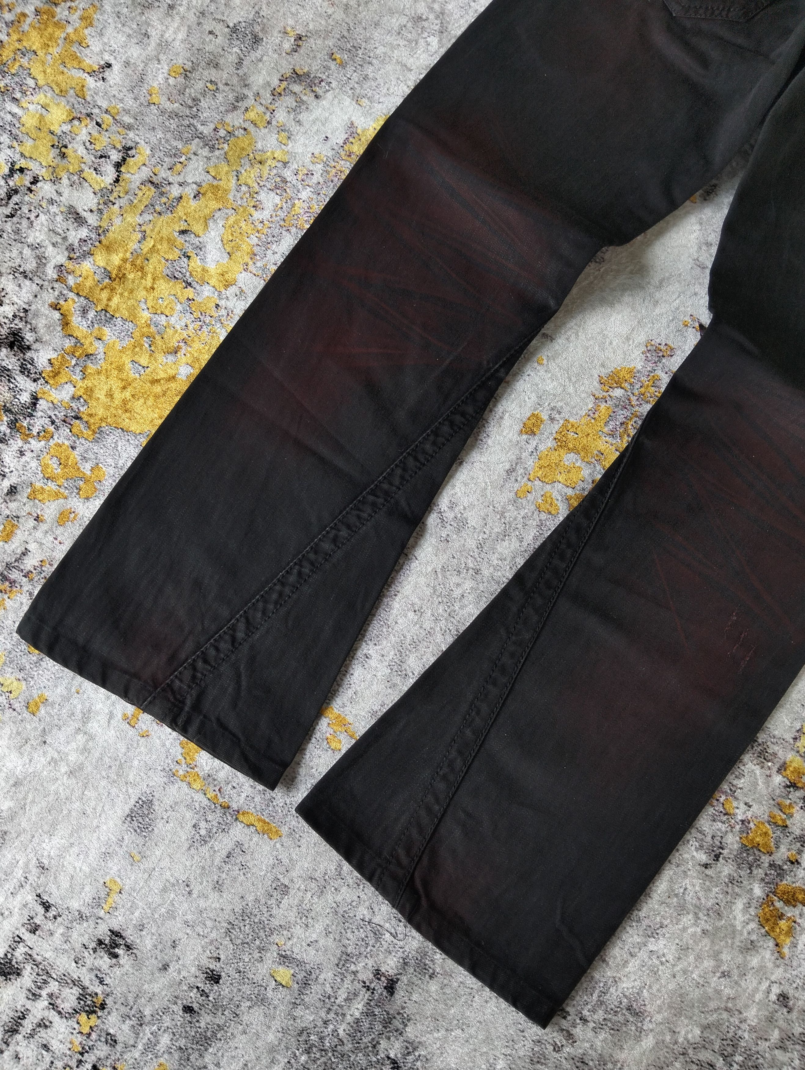 semanticdesign Semantic Design Japan Flared Bootcut Waxed Spiral Jeans Size US 28 / EU 44 - 8 Thumbnail