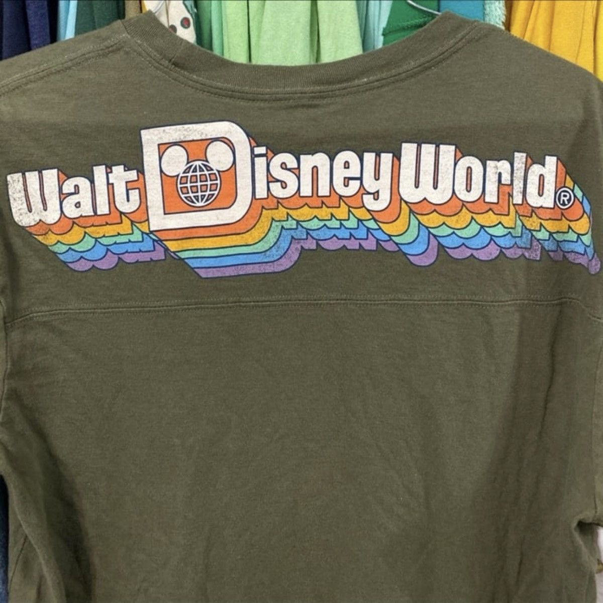 Disney Disney parks rainbow retro jersey t-shirt S Size S / US 4 / IT 40 - 6 Thumbnail
