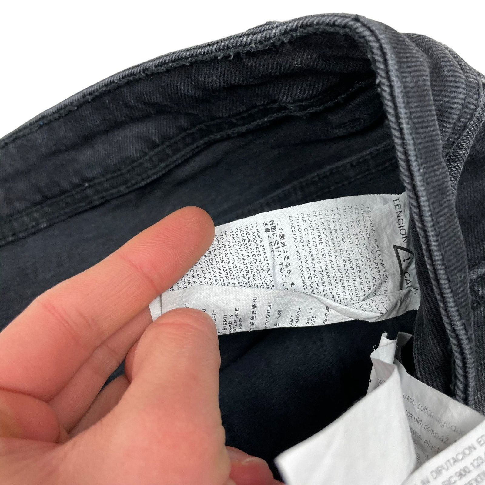 Zara Zara Men's Gray Distressed Denim Pockets Skinny Jeans 32 Size US 32 / EU 48 - 9 Thumbnail