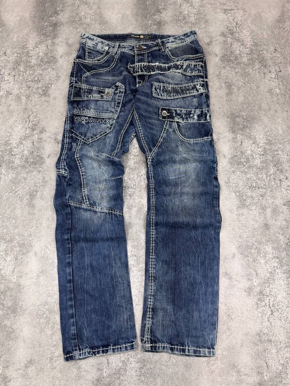 Other Cipo & Baxx Vintage Men Denim Jeans BlueSize W33 Size US 33 - 1 Thumbnail