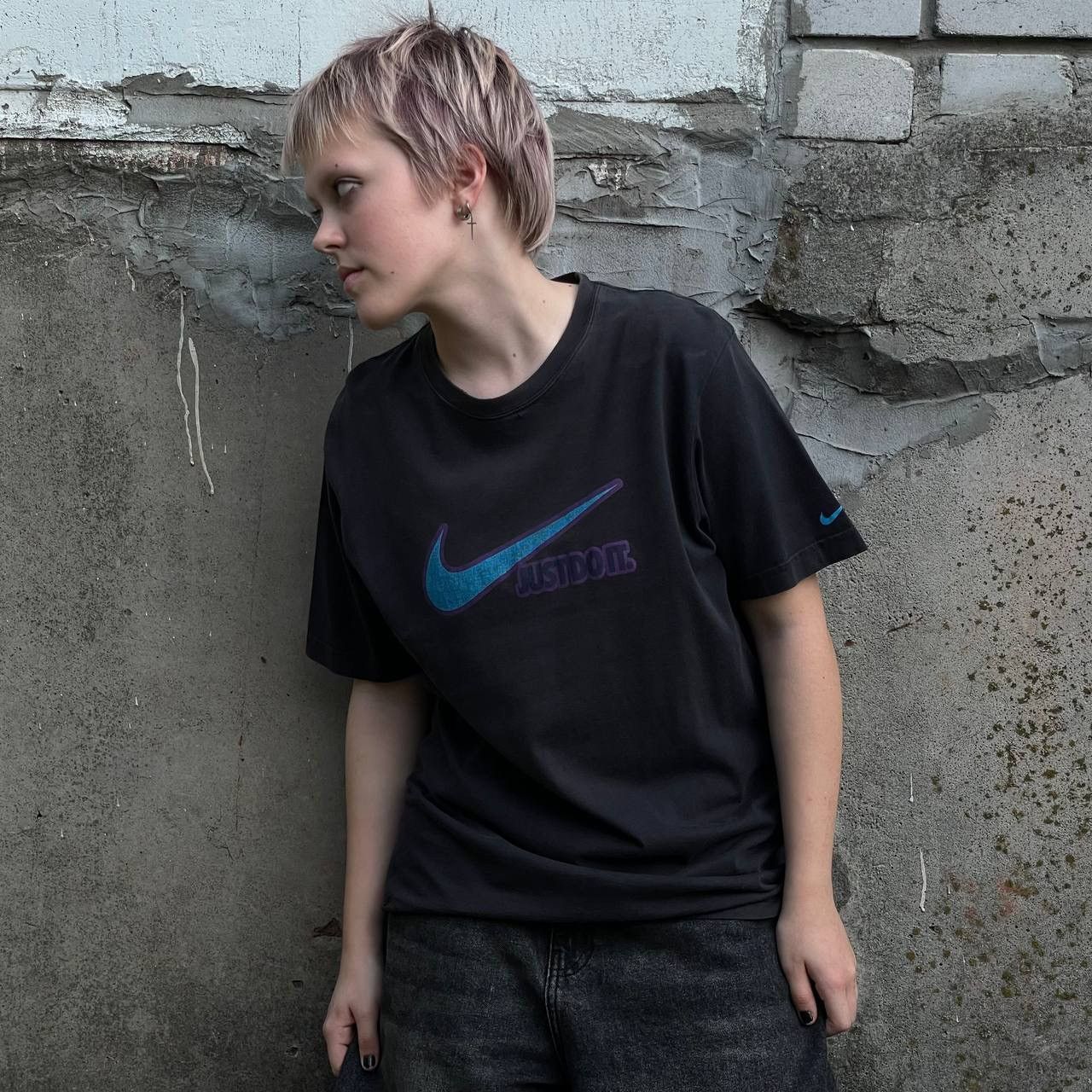 Hypebeast Vintage Nike Just Do It T-shirts Logo Y2K 90s USA Size US L / EU 52-54 / 3 - 1 Thumbnail