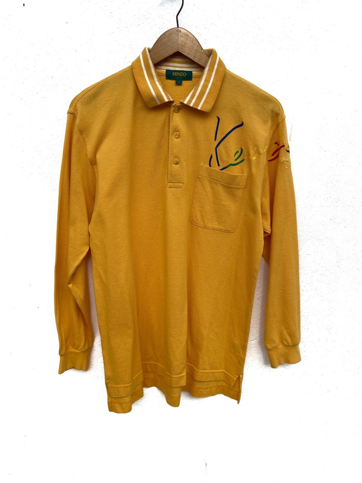Kenzo Vintage Kenzo Golf polo long sleeve Size US M / EU 48-50 / 2 - 2 Thumbnail