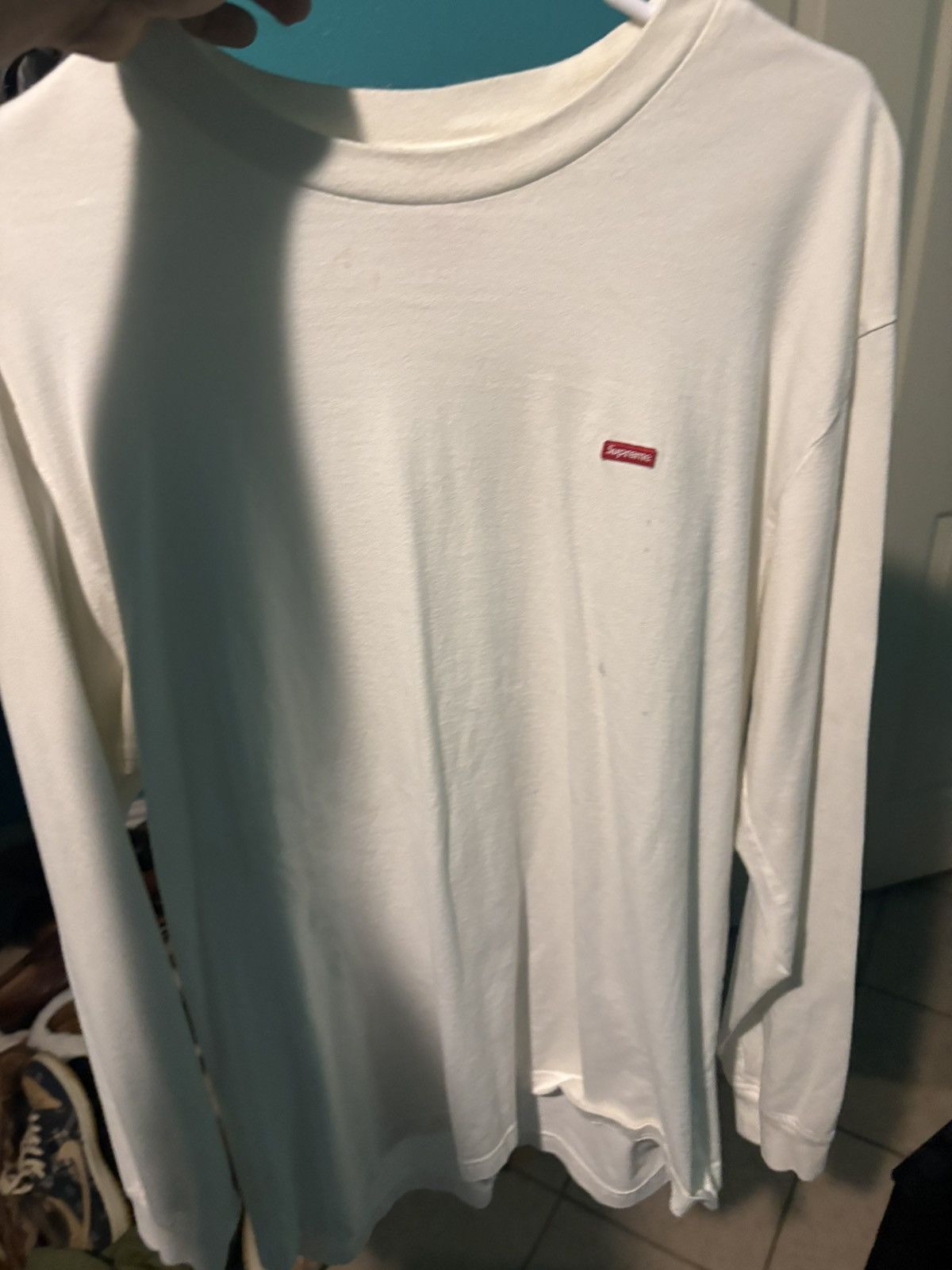 Supreme Supreme long sleeve white Size US L / EU 52-54 / 3 - 1 Thumbnail