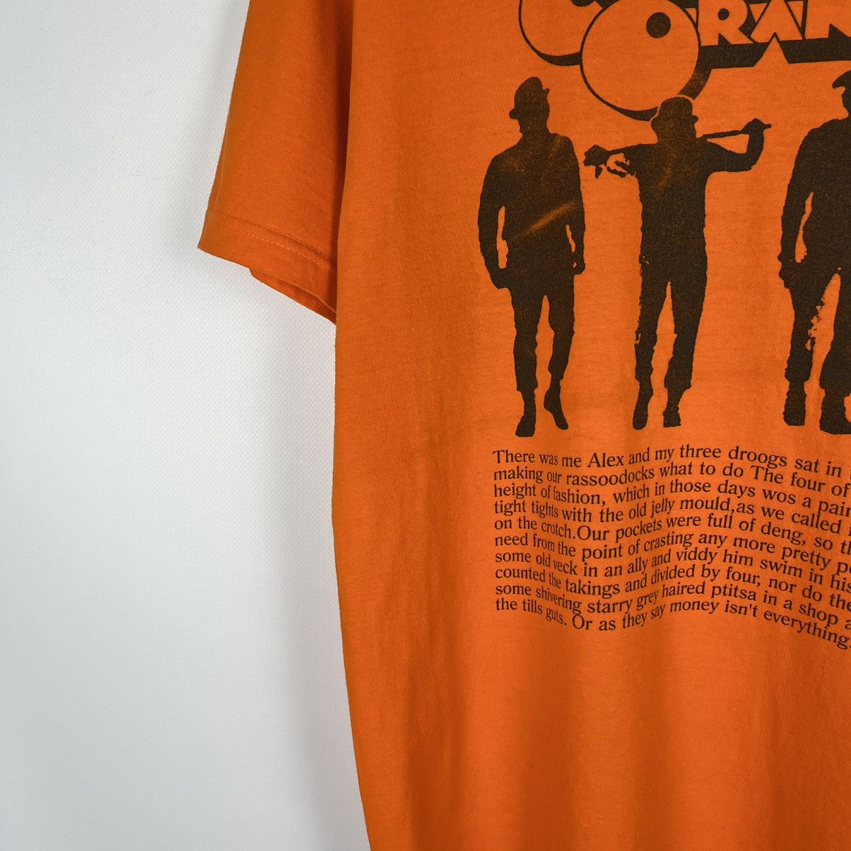 Vintage Vintage Clockwork Orange Stanley Kubrick Movie T Shirt 90’s Size US M / EU 48-50 / 2 - 14 Thumbnail