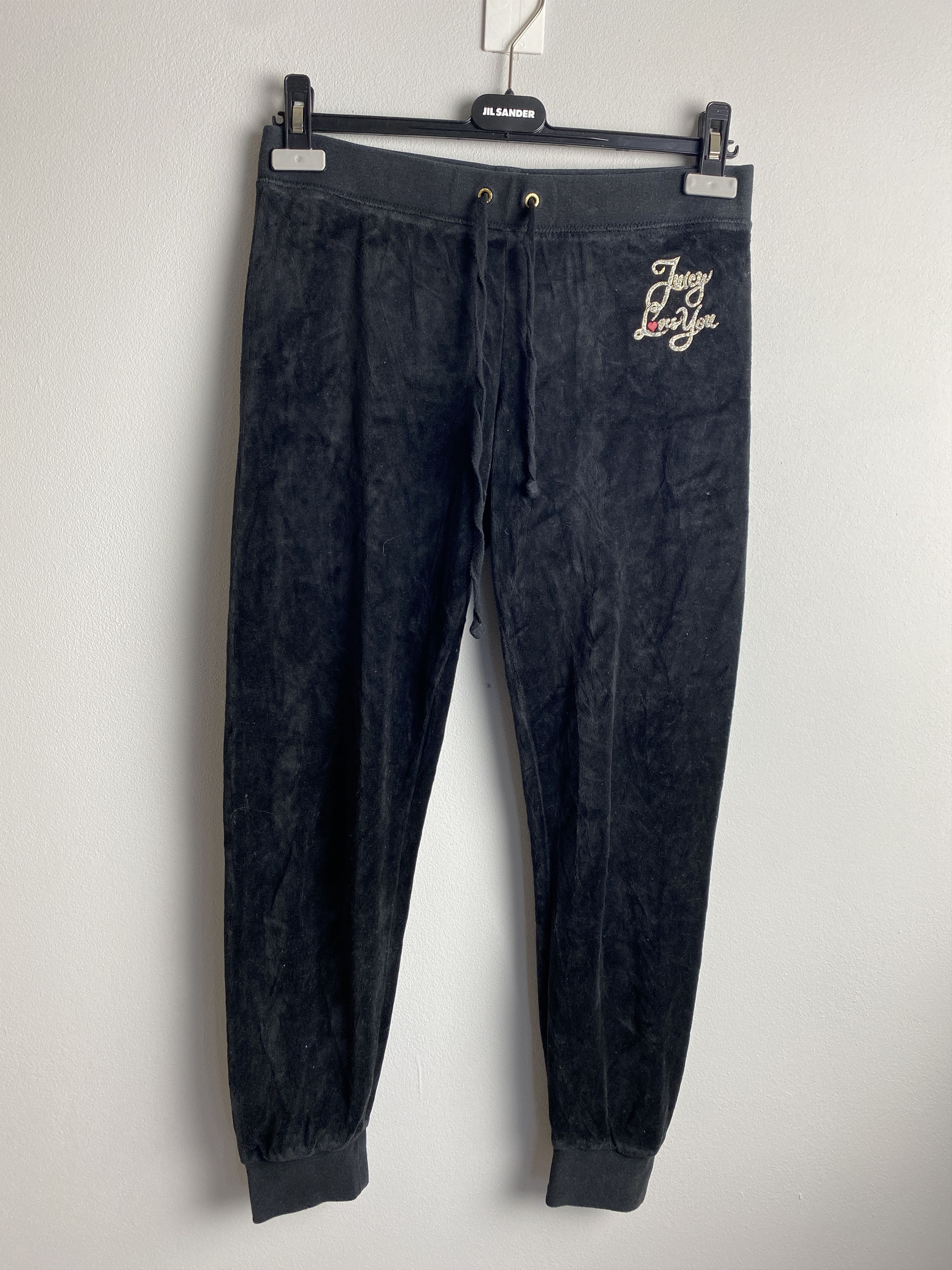 Juicy Couture × Vintage Juicy Couture velvet velour joggers sweatpants y2k 00s Size 28" / US 6 / IT 42 - 1 Thumbnail