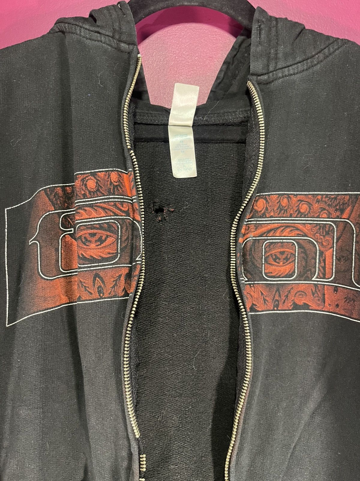 Band Tees × Tultex × Vintage Super destroyed vintage tool hoodie Size US XL / EU 56 / 4 - 3 Thumbnail