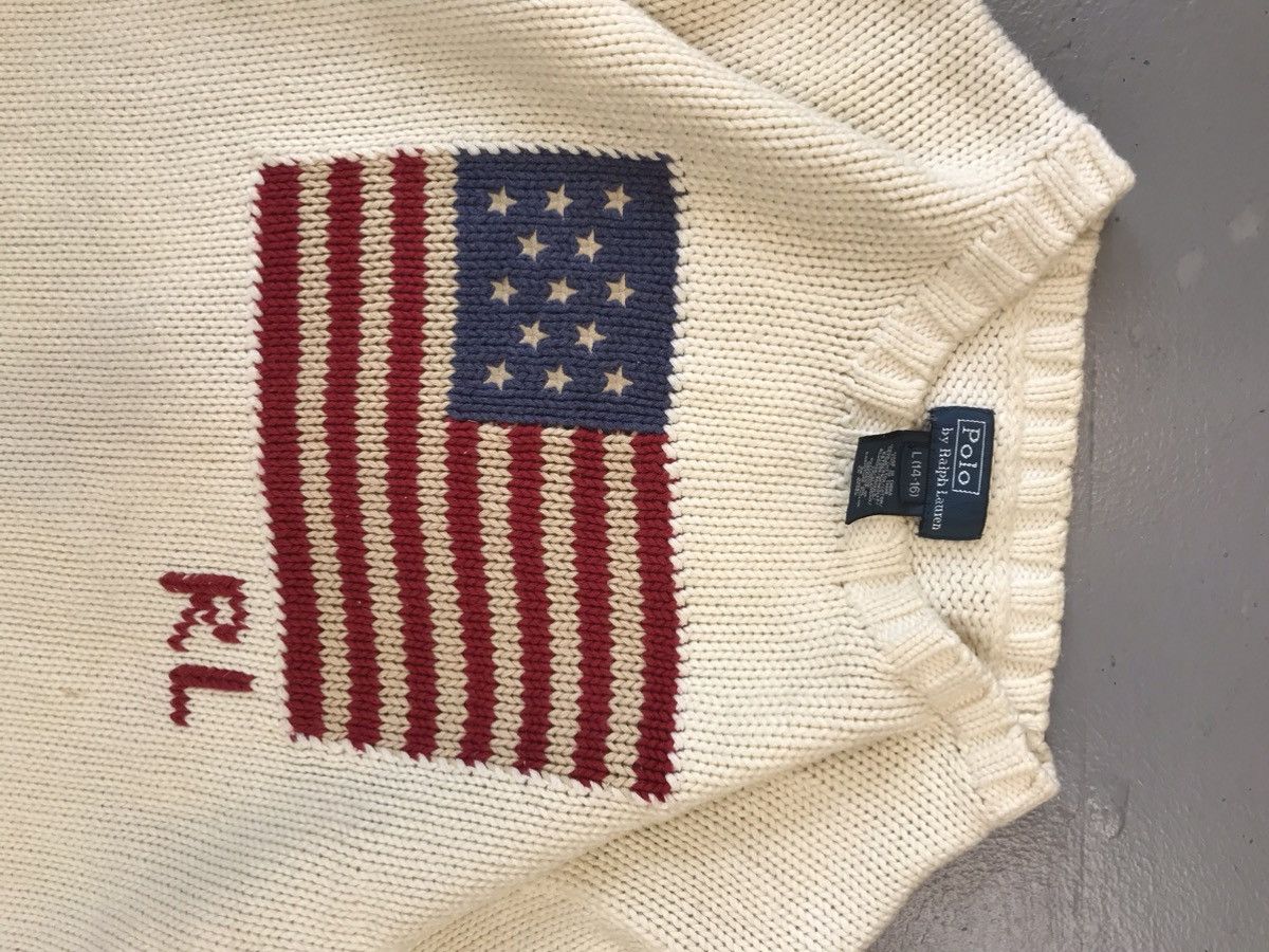 Polo Ralph Lauren × Vintage Rare vintage polo Ralph Lauren polo American 🇺🇸 sweater Size L / US 10 / IT 46 - 4 Thumbnail
