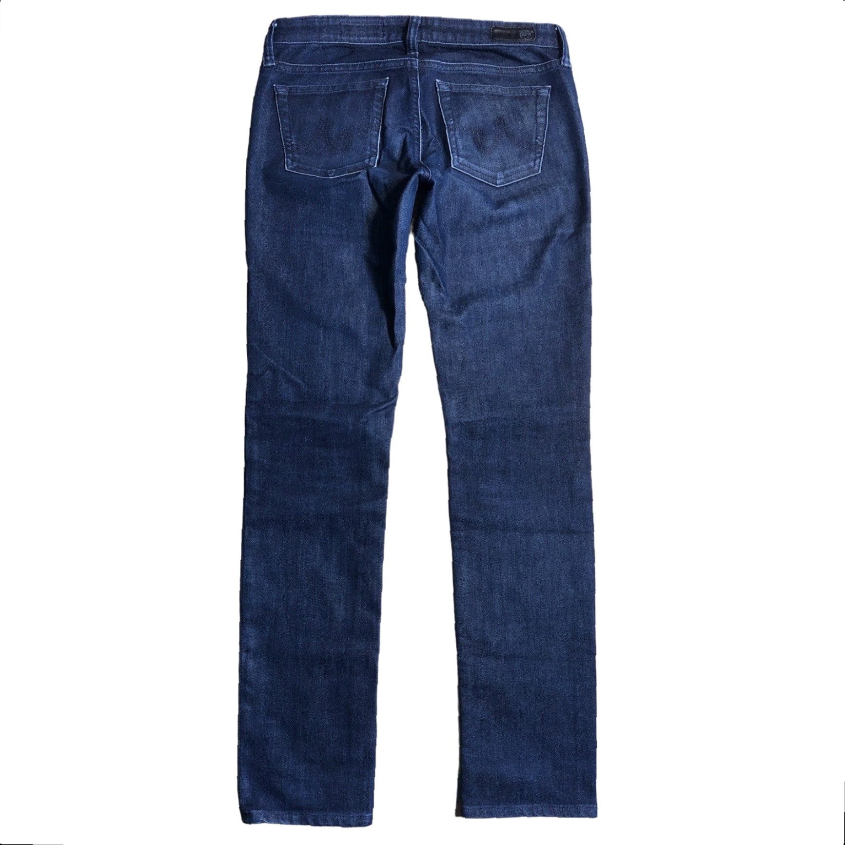Vintage AG Adriano Goldschmied The Stilt Jeans Women 5-Pocket Slim Skinny Zip Belt Loops Blue 30.5 Inseam Size 27" / US 4 / IT 40 - 2 Thumbnail