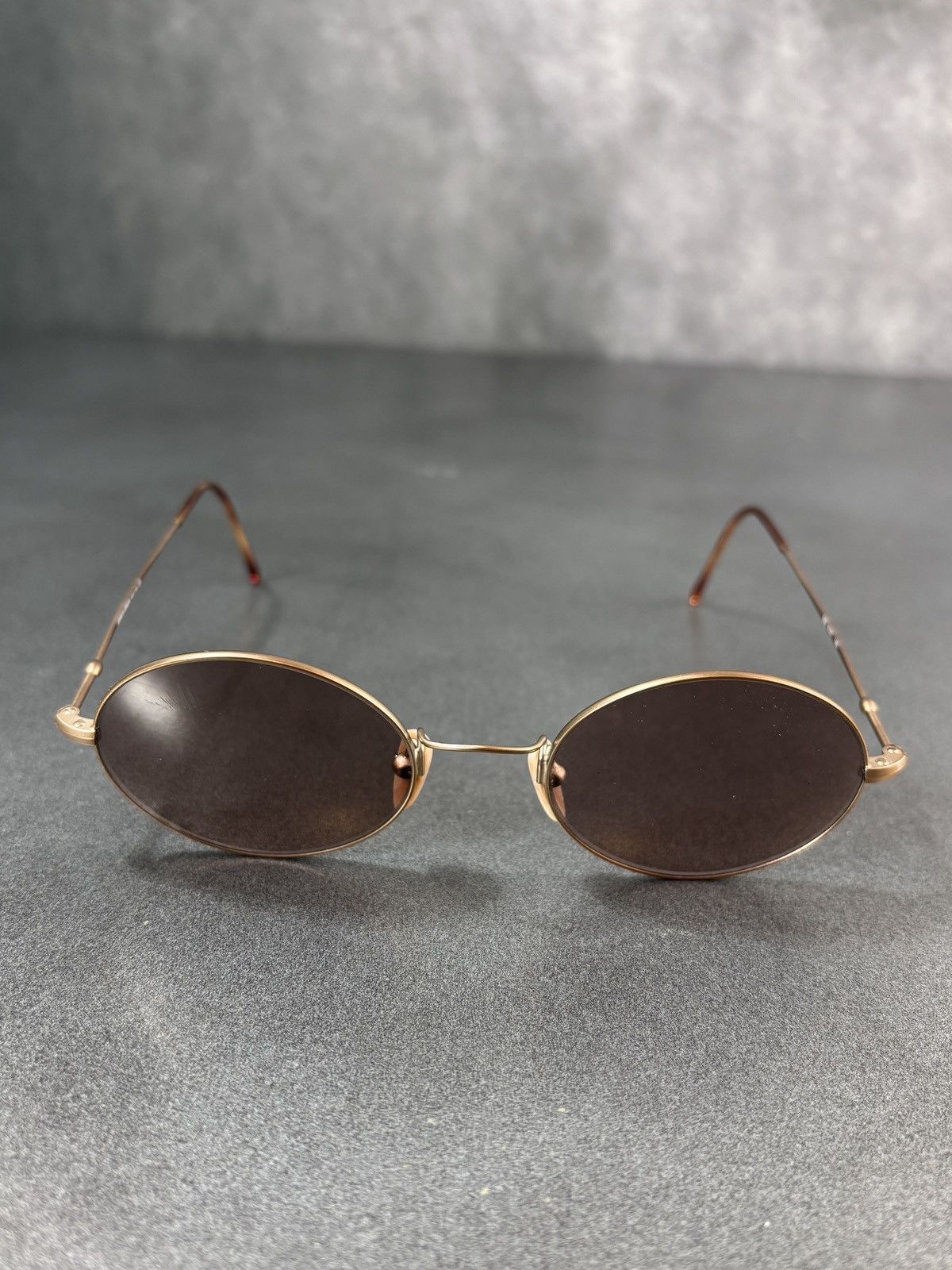 Giorgio Armani 1990s Giorgio Armani Sunglasses 642 Vintage Oval Old Money Size ONE SIZE - 9 Thumbnail