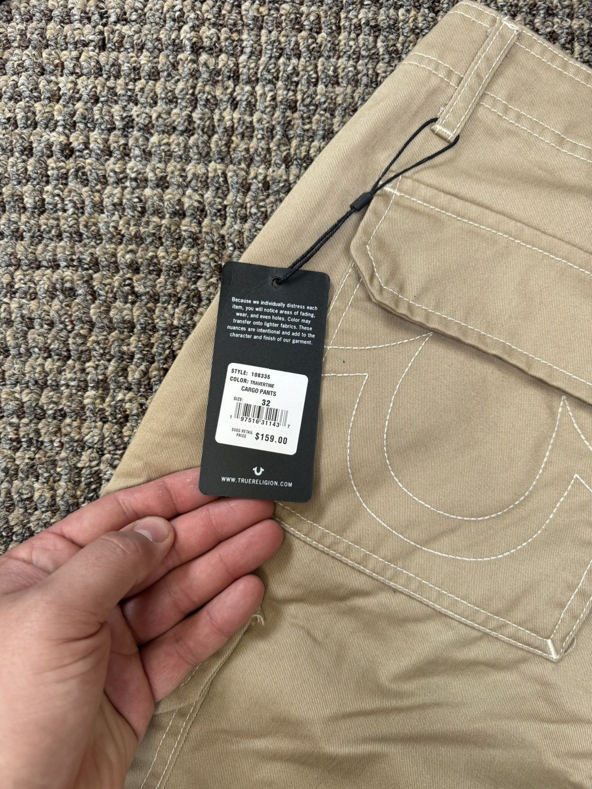 Other Men’s New Cargo Pants True Religion Size US 32 / EU 48 - 10 Thumbnail