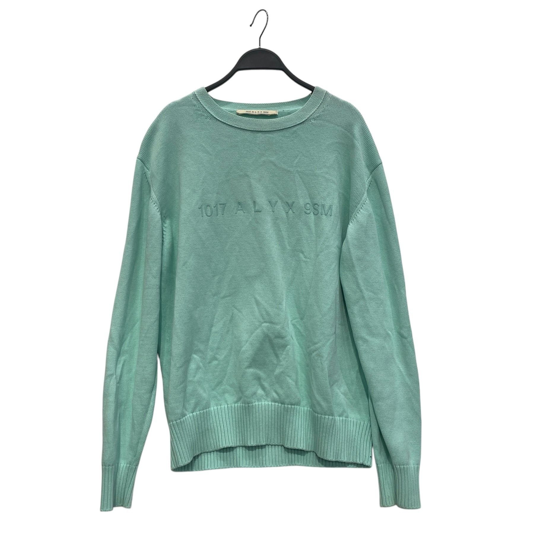 1017 ALYX 9SM Logo Drop Shoulder Knit Sweater Size US S / EU 44-46 / 1 - 1 Thumbnail