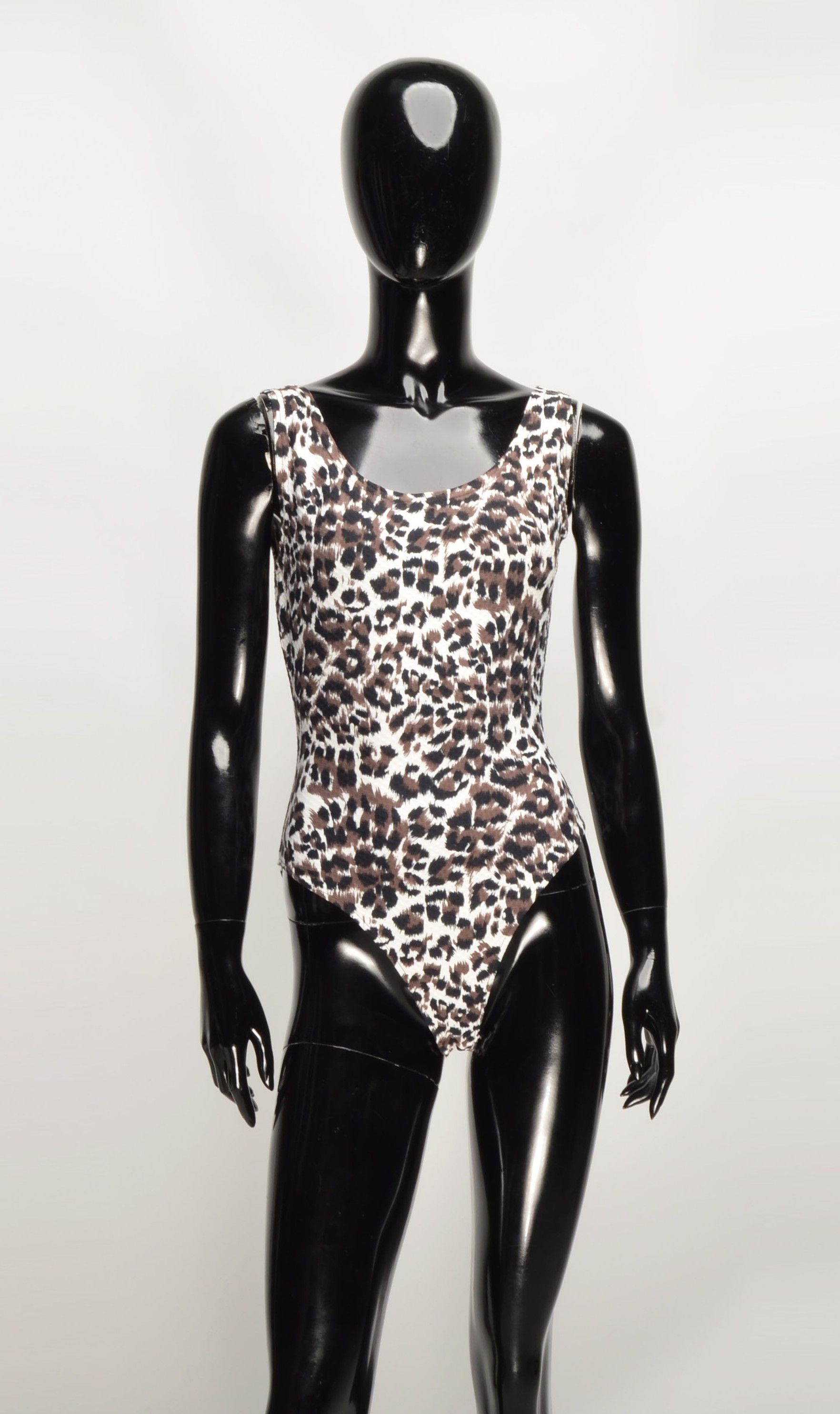 Other Vintage Feelgood 90's 2000s Leopard Coquette Bodysuit Size S / US 4 / IT 40 - 1 Thumbnail