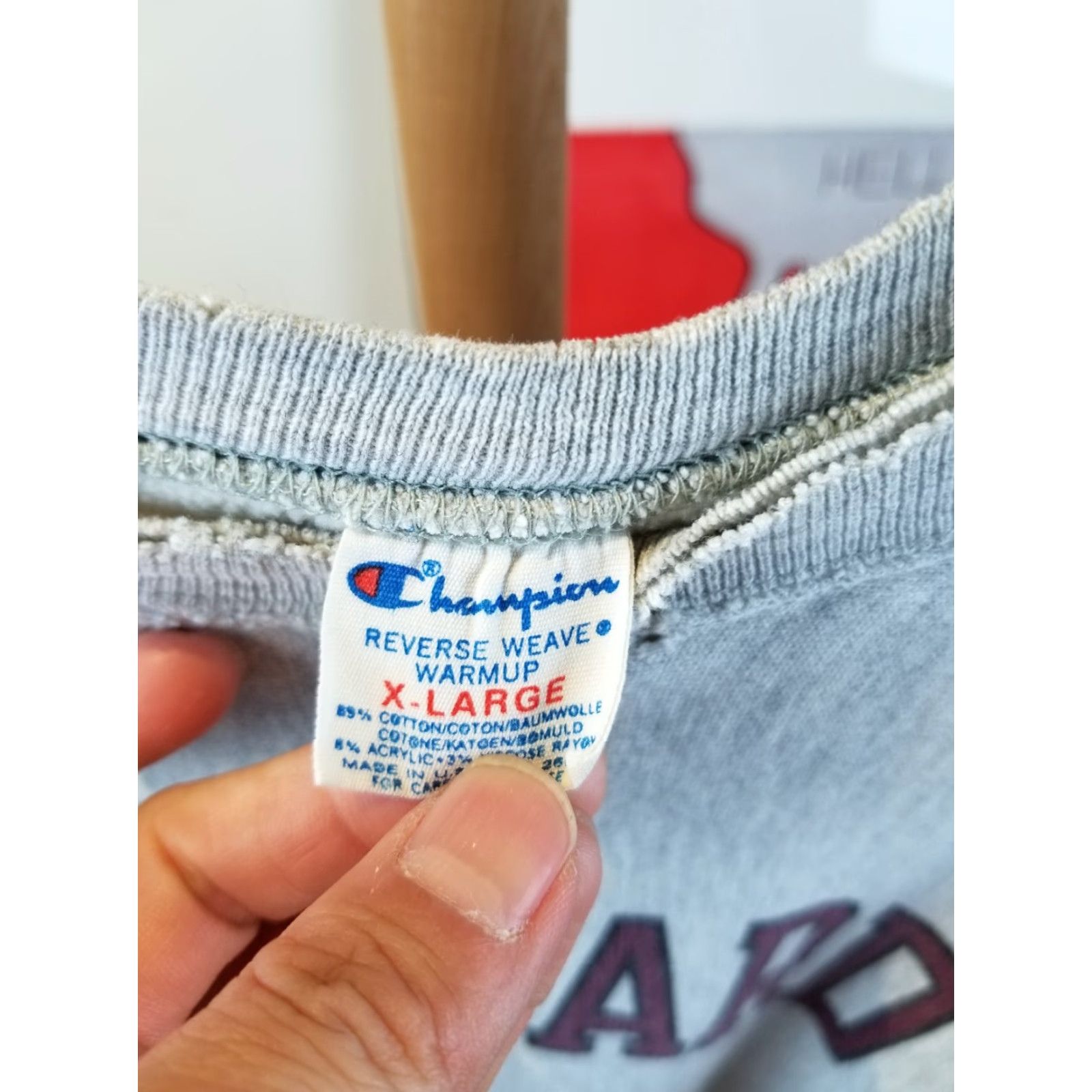 Champion VINTAGE Harvard University Champion Reverse Weave Sweatshirt XLARGE Sweatshirt Mens Gray University Western 80s Size US XL / EU 56 / 4 - 7 Thumbnail