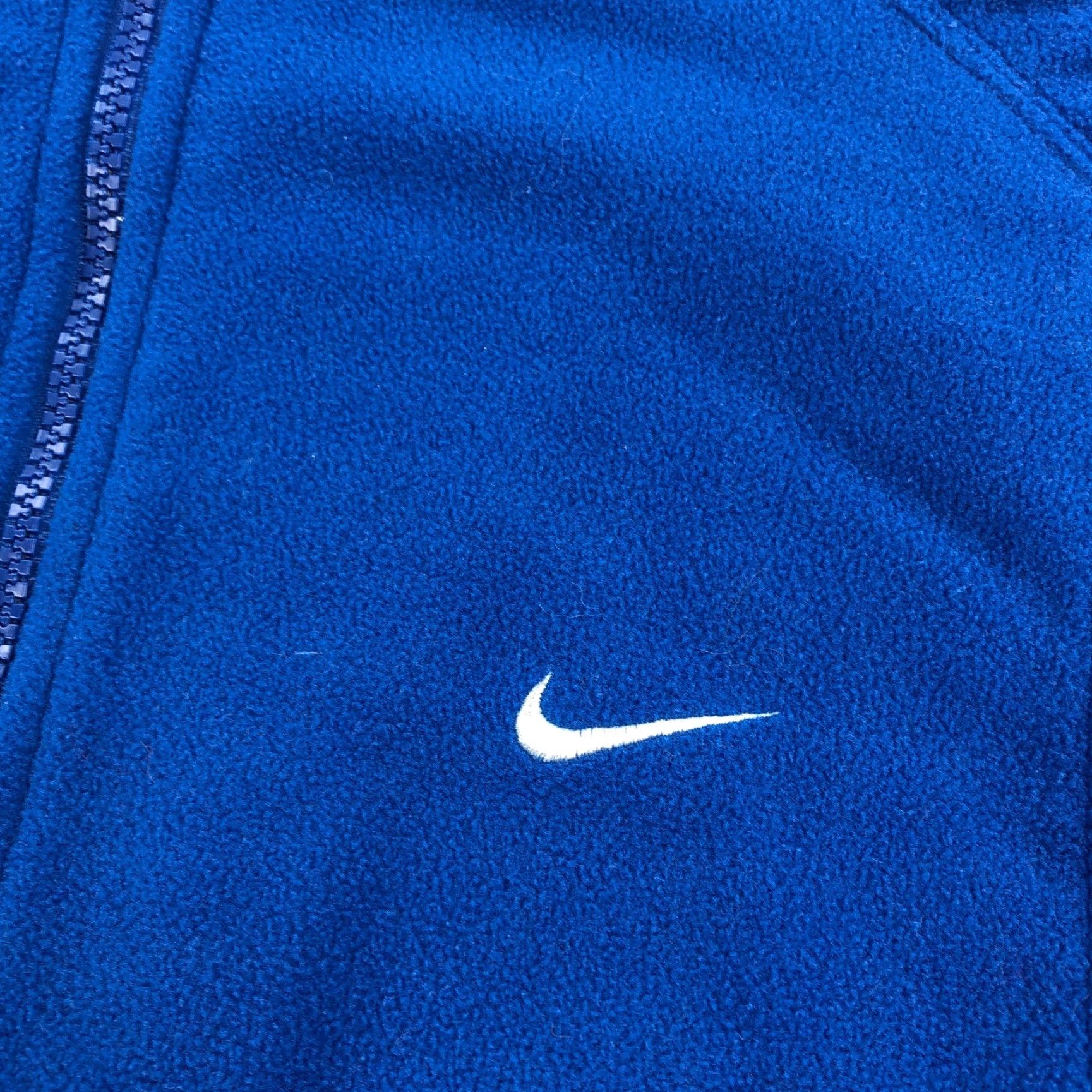 Nike VINTAGE NIKE Jacket Zip Up Fleece Blue Mens Large 00’s Y2K Silver Tag Outdoor Sports Size US L / EU 52-54 / 3 - 4 Thumbnail