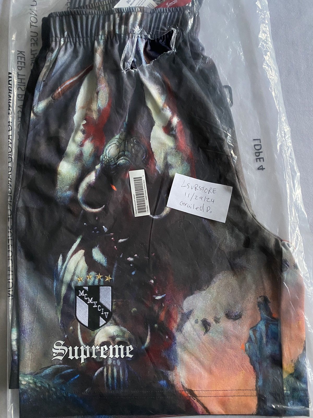 Supreme Frank Frazetta Soccer Short (FW24) - $118