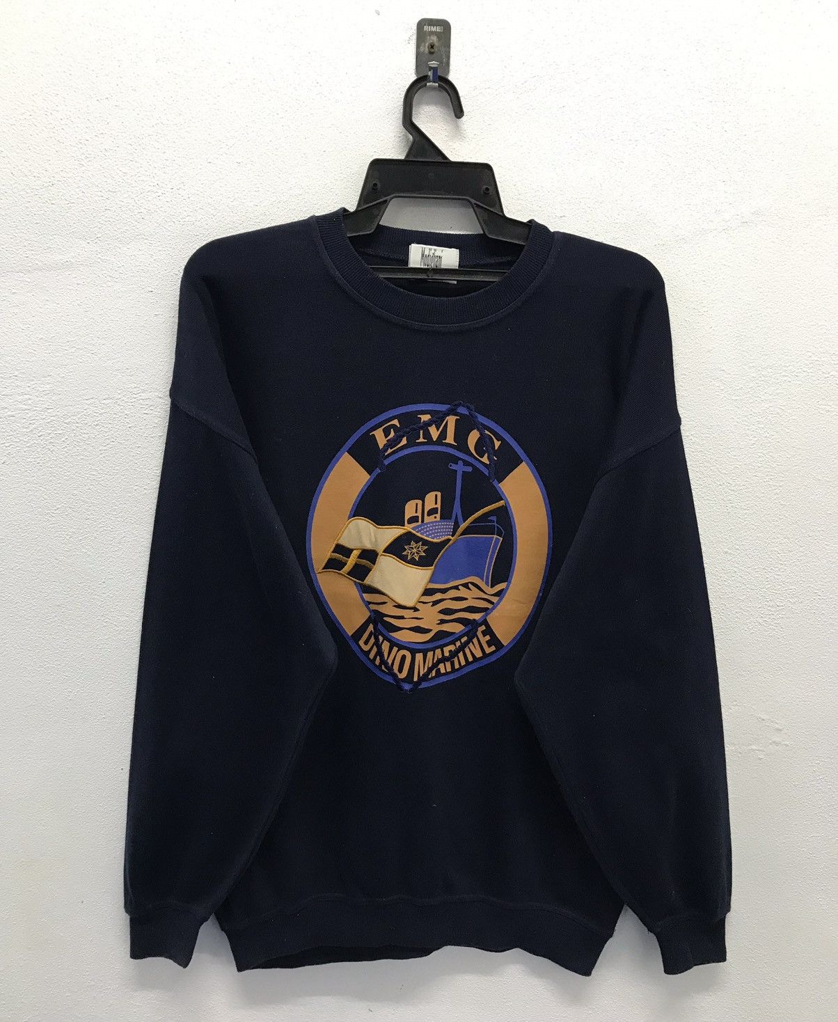 Vintage Vintage Modigliani EMG Dino Marine Sweatshirt Size US M / EU 48-50 / 2 - 1 Thumbnail