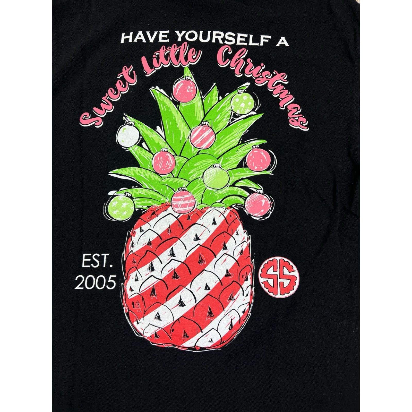 Vintage VINTAGE Simply Southern Black Longsleeve Shirt M Women Christmas Crew Neck Cotton Solid Size M / US 6-8 / IT 42-44 - 7 Thumbnail