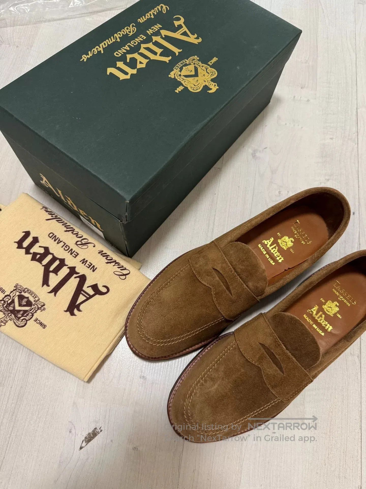 Alden Alden 5735F MTO Penny Loafers. Size US 8 / EU 41 - 2 Thumbnail