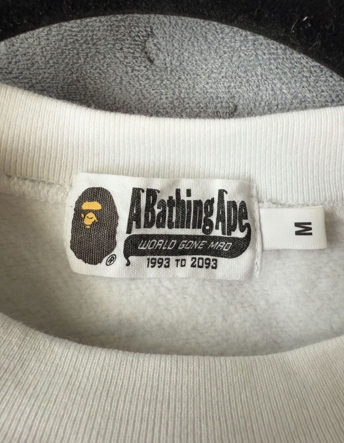 Bape Bape college crewneck Size US M / EU 48-50 / 2 - 3 Thumbnail