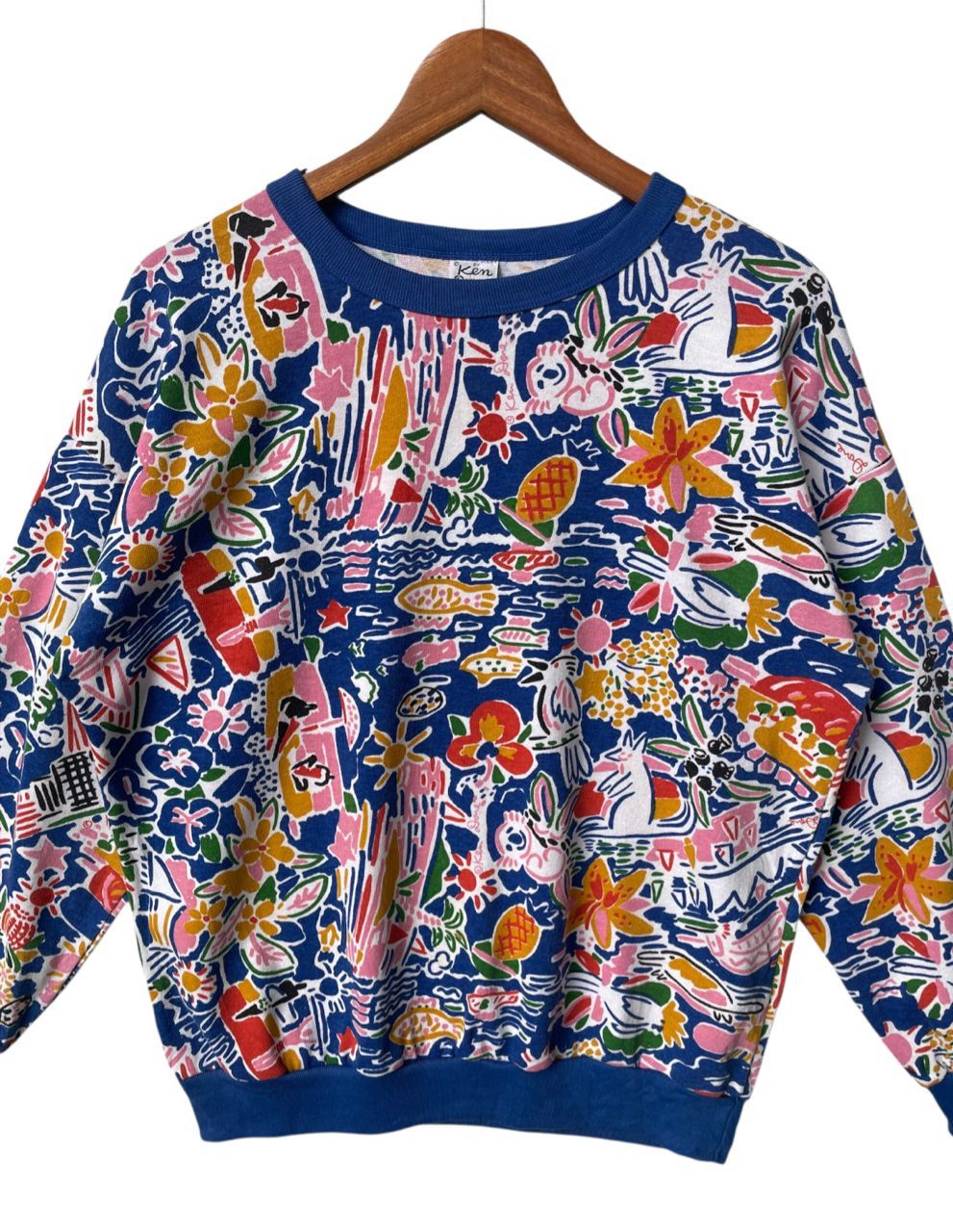 Vintage Vintage Ken Done Australia Overprint Pullover Sweatshirt Size US S / EU 44-46 / 1 - 4 Thumbnail