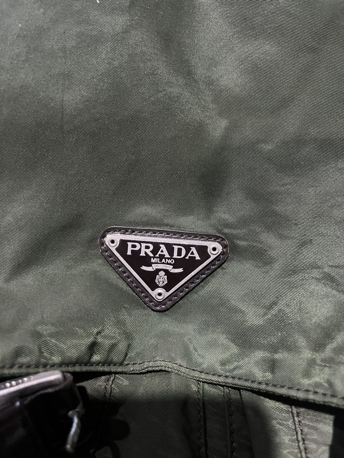 Prada Authentic Vintage PRADA Tessuto Massenger Bag Size ONE SIZE - 12 Thumbnail