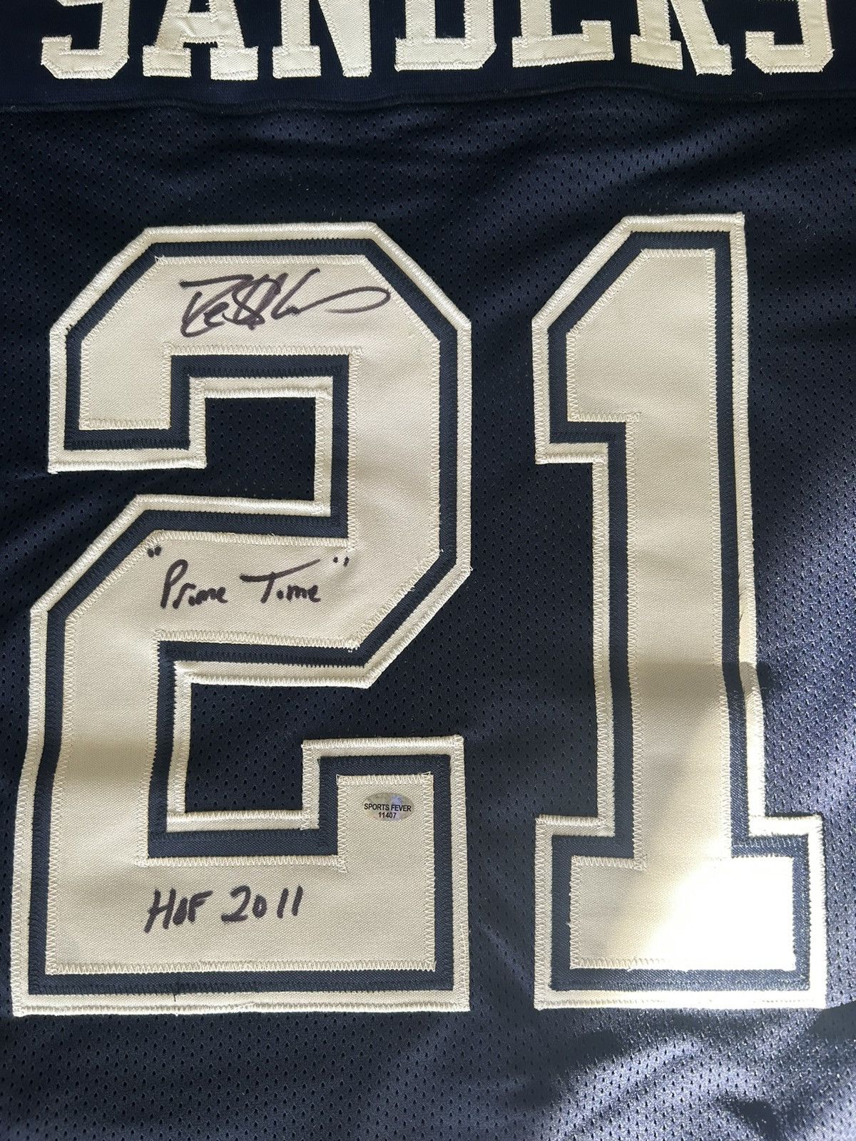 Other Signed prime time Deion sanders cowboys jersey Size US XL / EU 56 / 4 - 2 Thumbnail