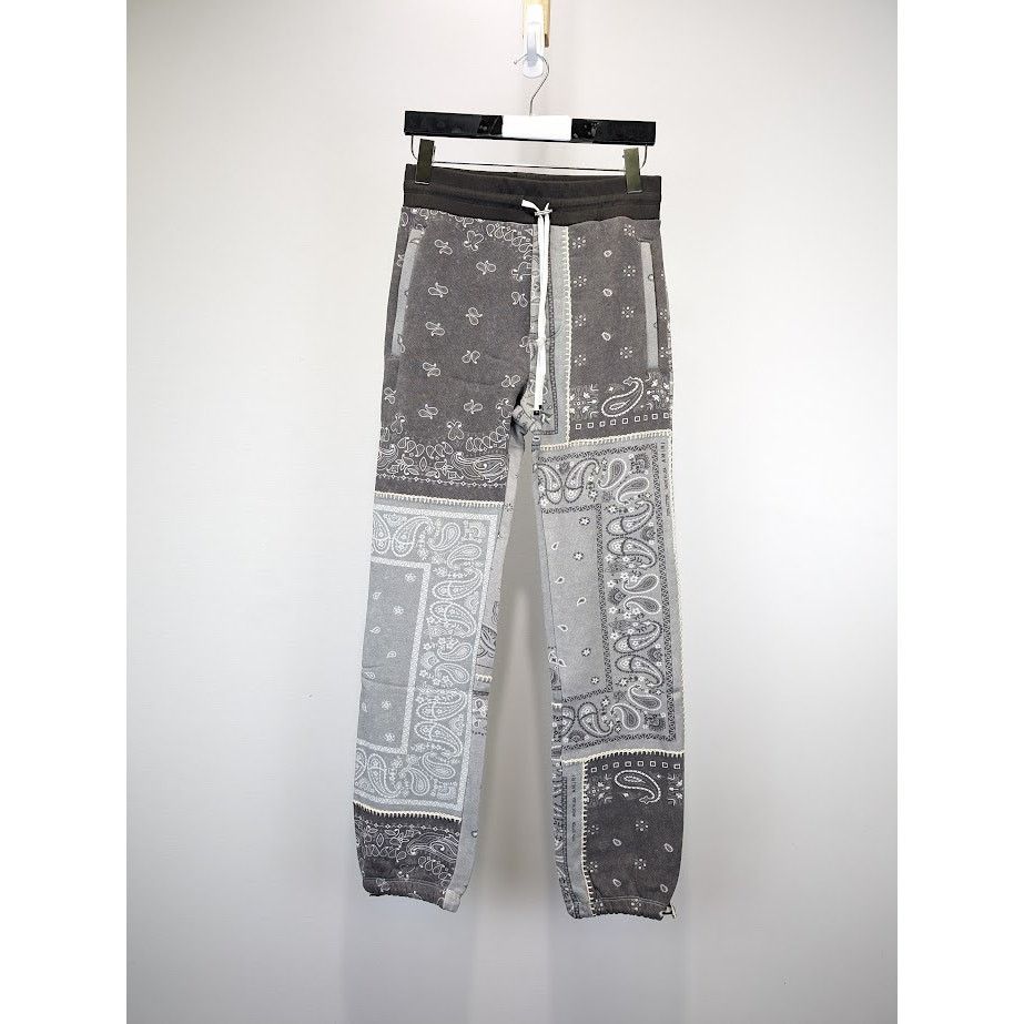 Amiri o1rshd1 Bandana Reconstruct Sweatpants & Joggers Black