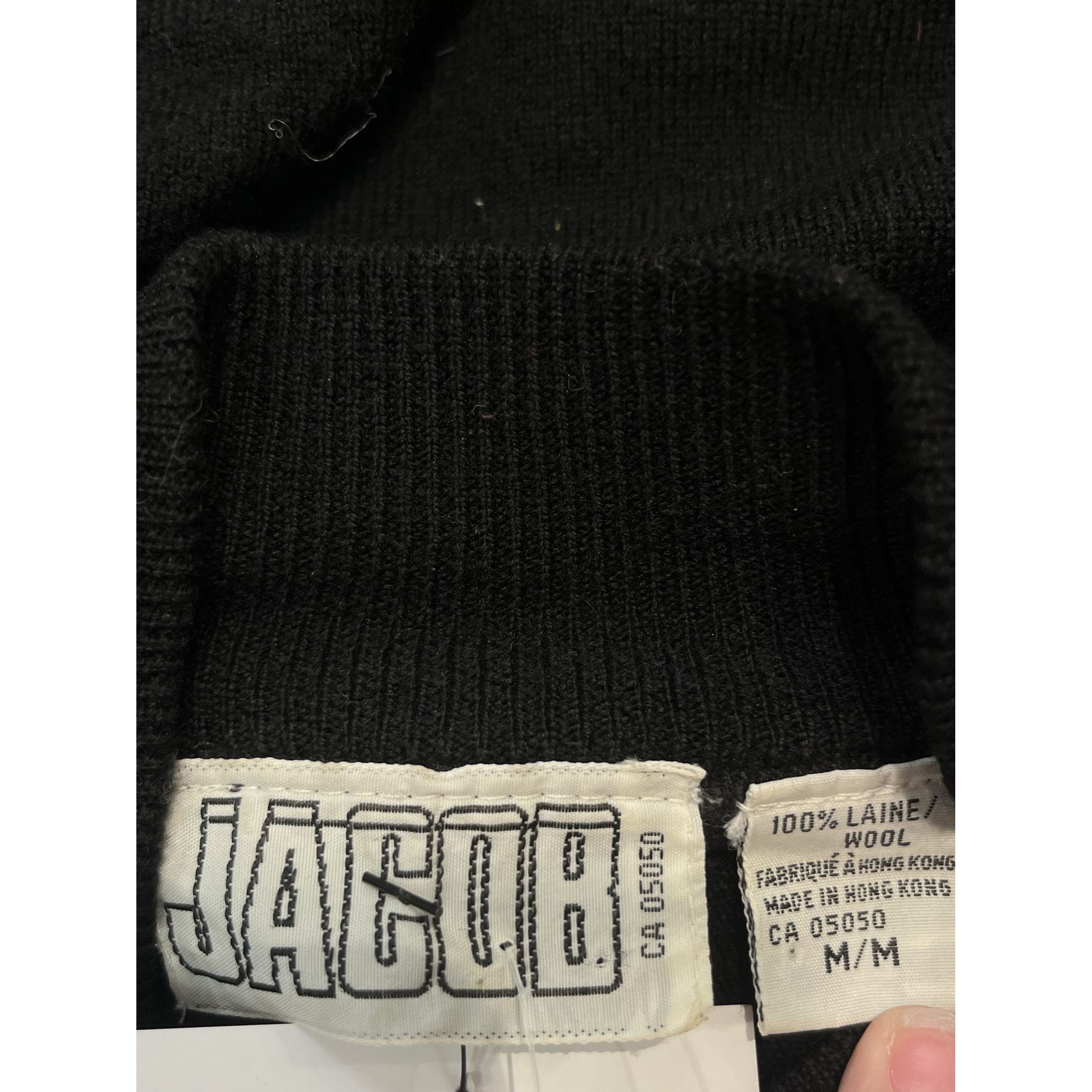 Other Vintage Jacob Wool Black Turtleneck Sweater Size M / US 6-8 / IT 42-44 - 3 Thumbnail