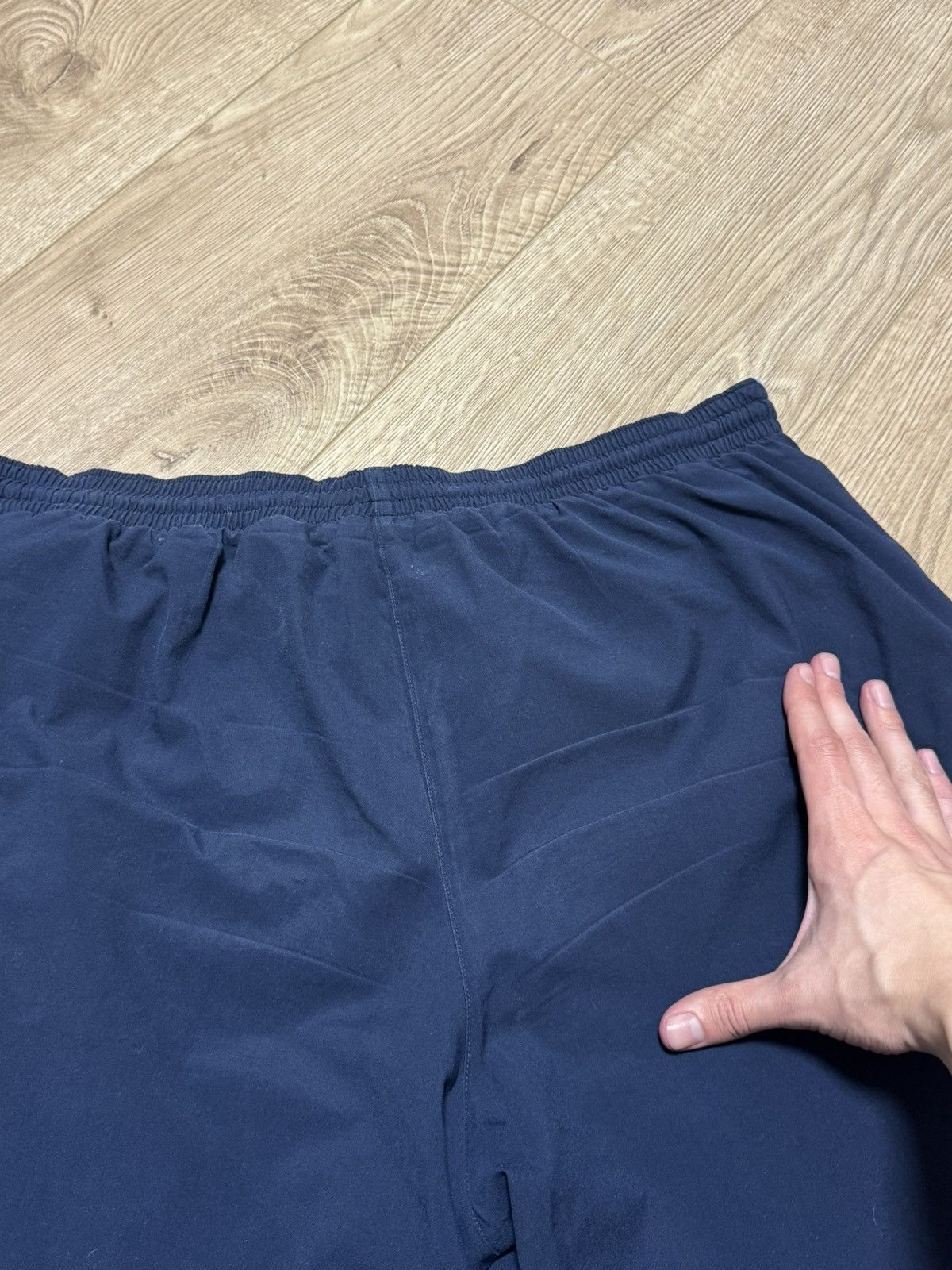 Nike × Vintage Vintage Nike Y2K nylon baggy pants blue navy size XL Size US 34 / EU 50 - 15 Thumbnail
