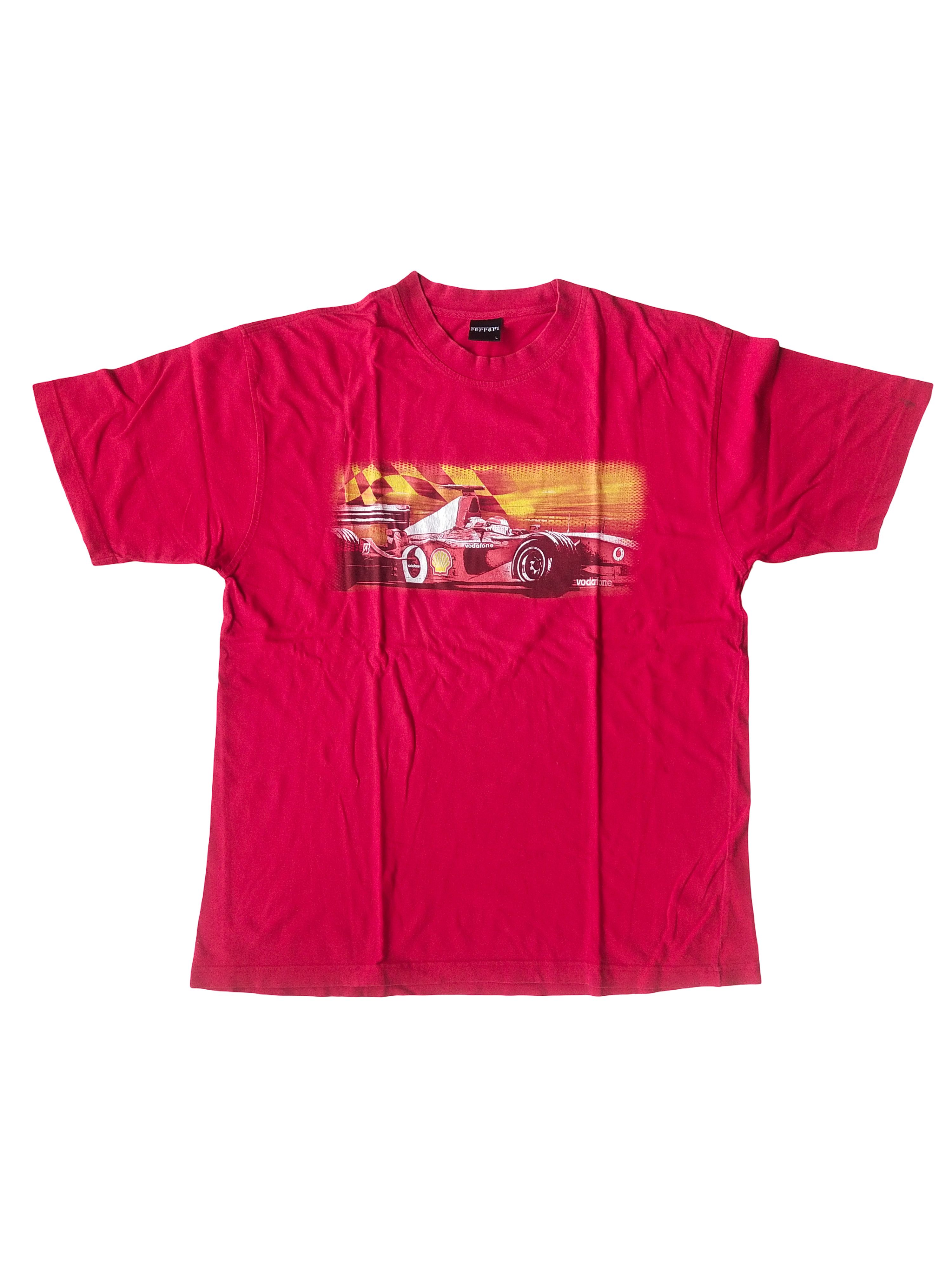 Ferrari Vintage 2002 Ferrari F1 Racing T-Shirt Fila Single Stitch Size US L / EU 52-54 / 3 - 1 Thumbnail