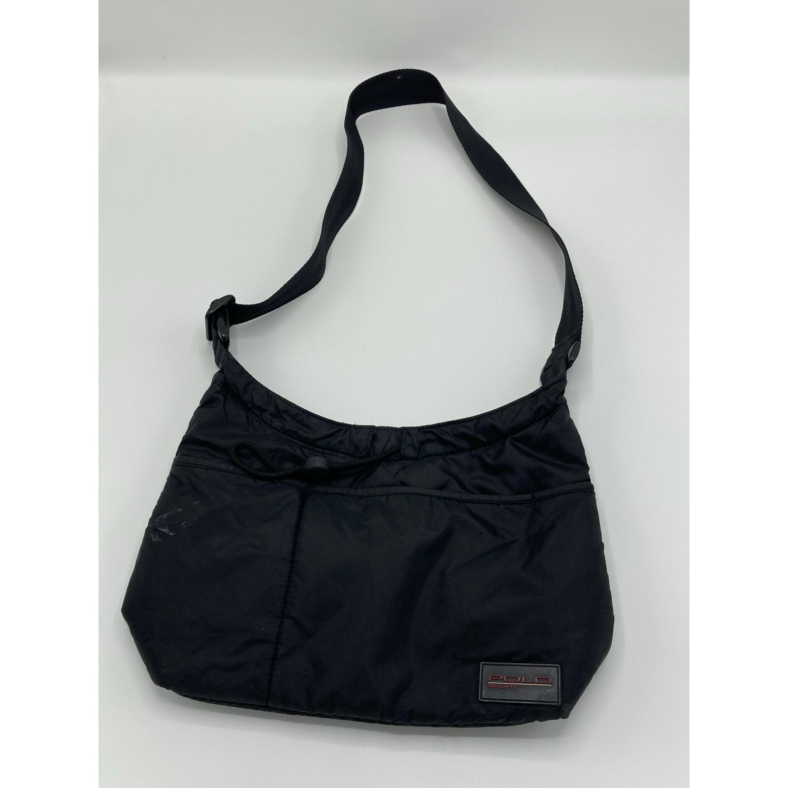 Polo Ralph Lauren Polo Sport Ralph Lauren Black Messenger Bag Crossbody Y2K Size ONE SIZE - 2 Thumbnail