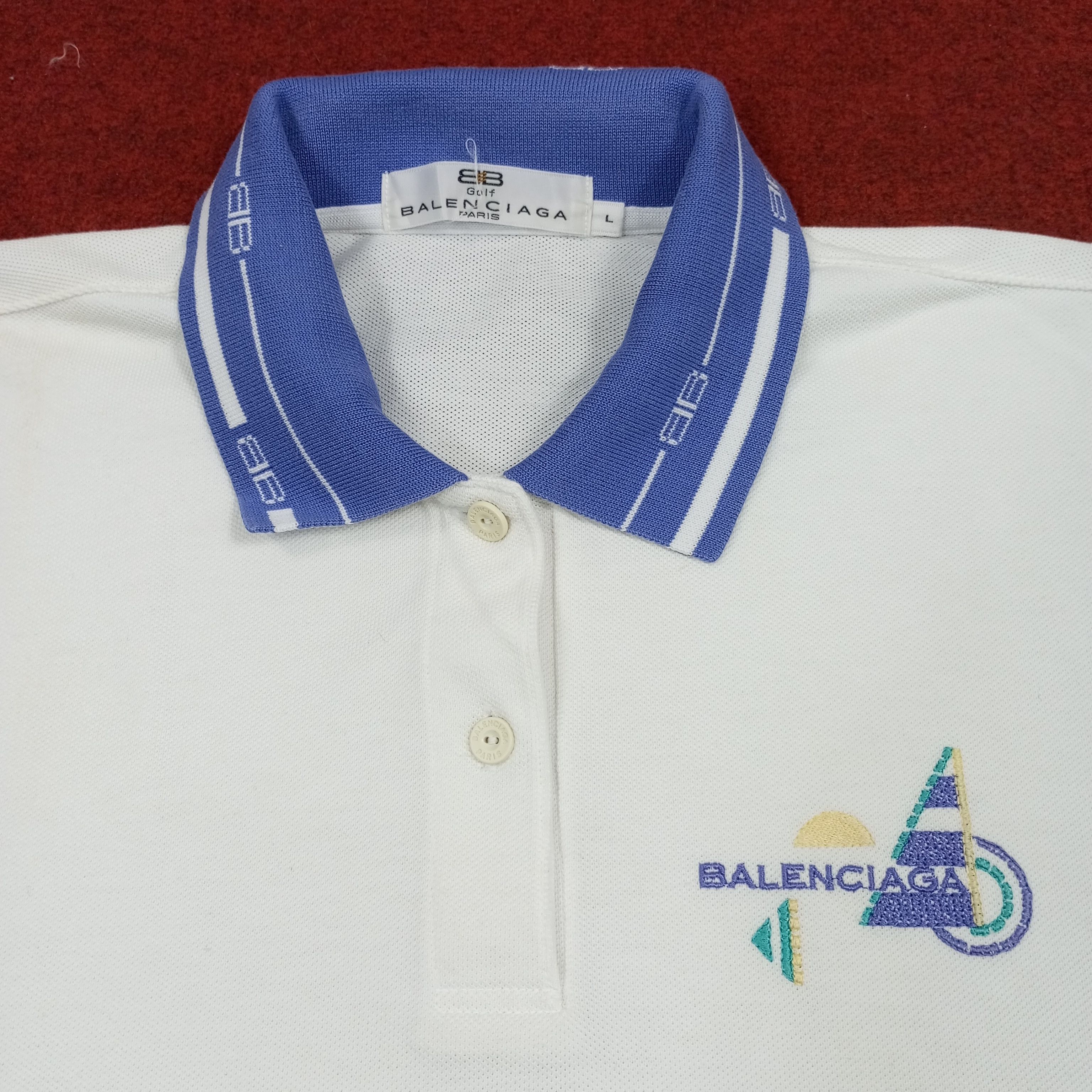 Balenciaga Balenciaga Paris Fashion Luxury Brand Casual Polos Size US M / EU 48-50 / 2 - 2 Thumbnail
