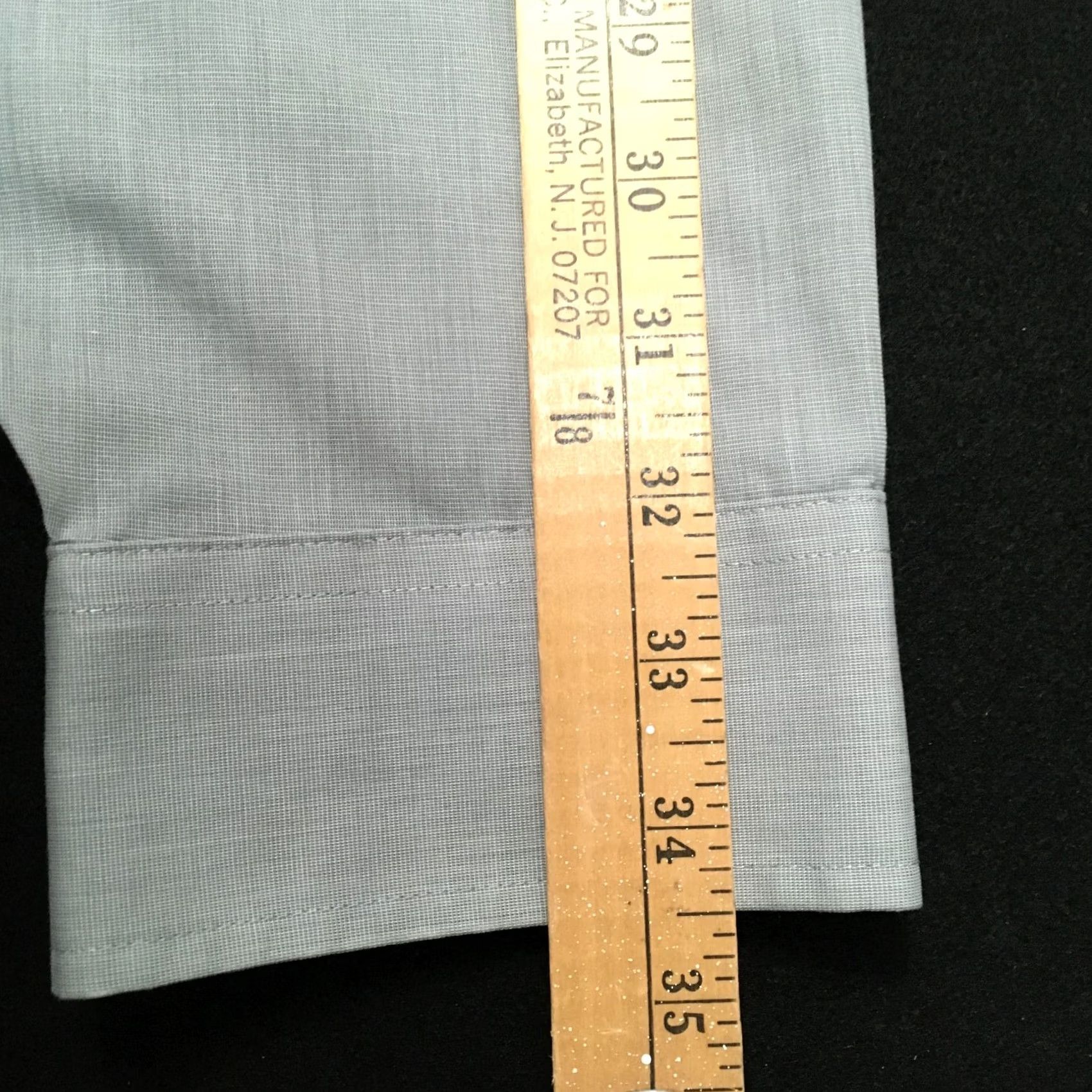 Stafford Stafford WRINKLE FREE Button-Down Shirt Mens 17.5 34/35 GRAY Regular Fit Business Workwear Casual Size US XXL / EU 58 / 5 - 7 Thumbnail