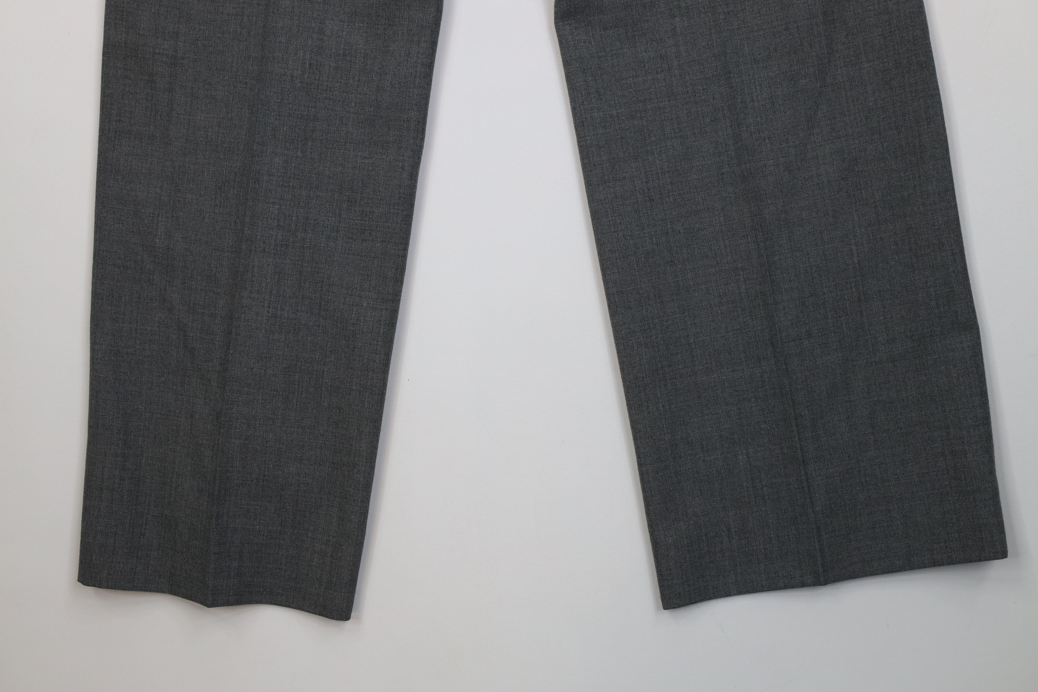Vintage Vintage 70s Streetwear Wool Knit Wide Leg Chino Pants Gray Size US 32 / EU 48 - 14 Thumbnail