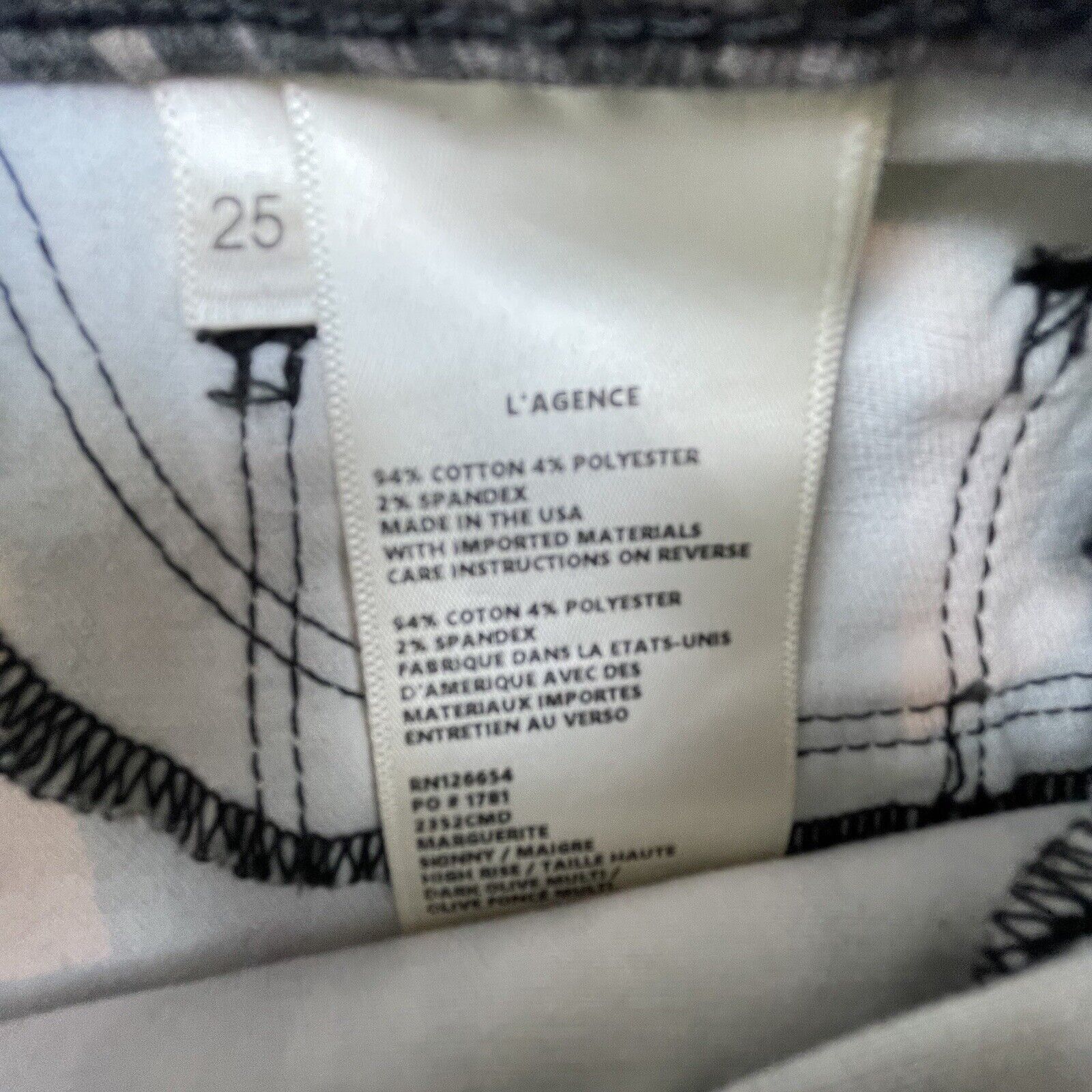 L'AGENCE L'Agence Jeans Women 25 Cheetah Marguerite High Rise Leopard Size 25" / US 0 / IT 36 - 7 Thumbnail