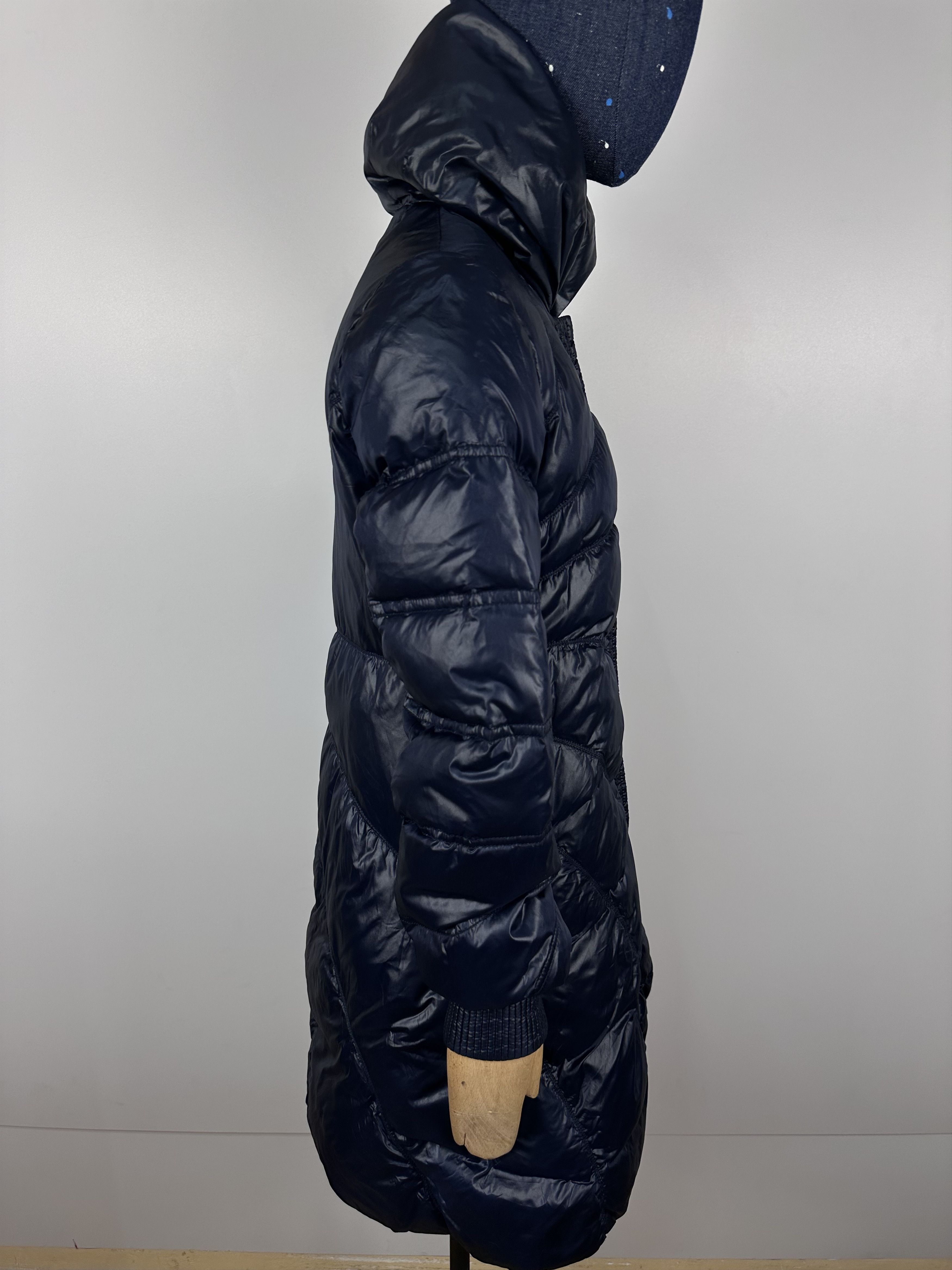 Bluer Denim BLAUER Blue Padded Down Puffer Jacket Long Womens Size S Size S / US 4 / IT 40 - 8 Thumbnail