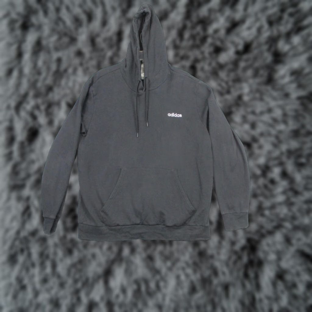 Adidas Adidas Hoodie Pullover Mens XL Black DV4901 Embroidered Logo Kangaroo Pocket Sweatshirt Sweatshirt Hoodie Size US XL / EU 56 / 4 - 1 Thumbnail