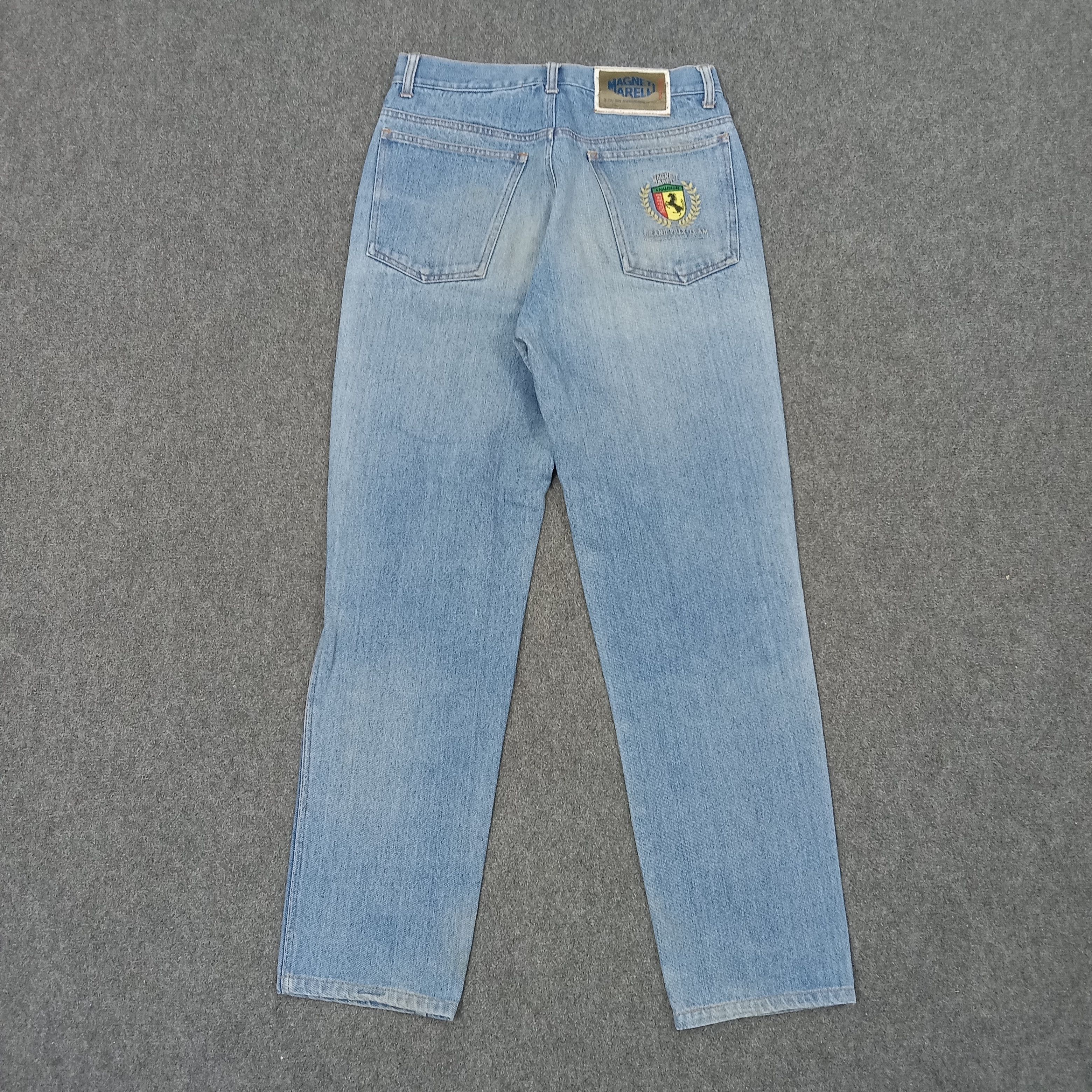Ferrari Ferrari Magneti Marelli Formula One Denim Jeans c235n24 Size US 29 - 1 Thumbnail