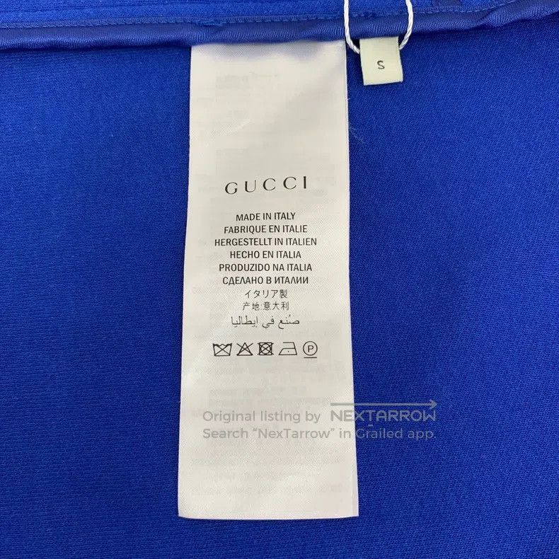 Gucci Gucci Colour block side stripe logo jacquard stitching cot Size US S / EU 44-46 / 1 - 6 Thumbnail