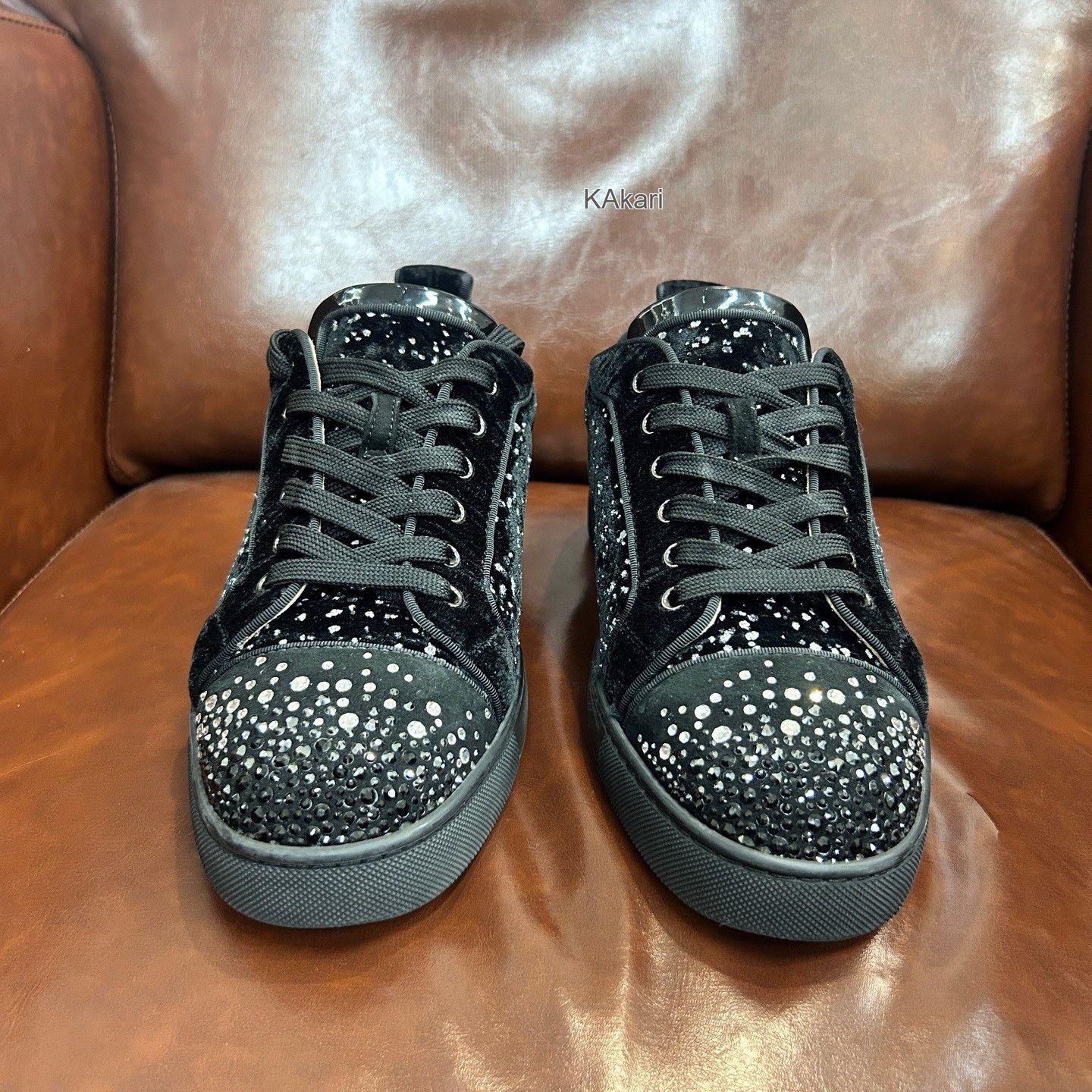 Christian Louboutin CL Black Diamond Casual Shoes Size US 9 / EU 42 - 4 Thumbnail