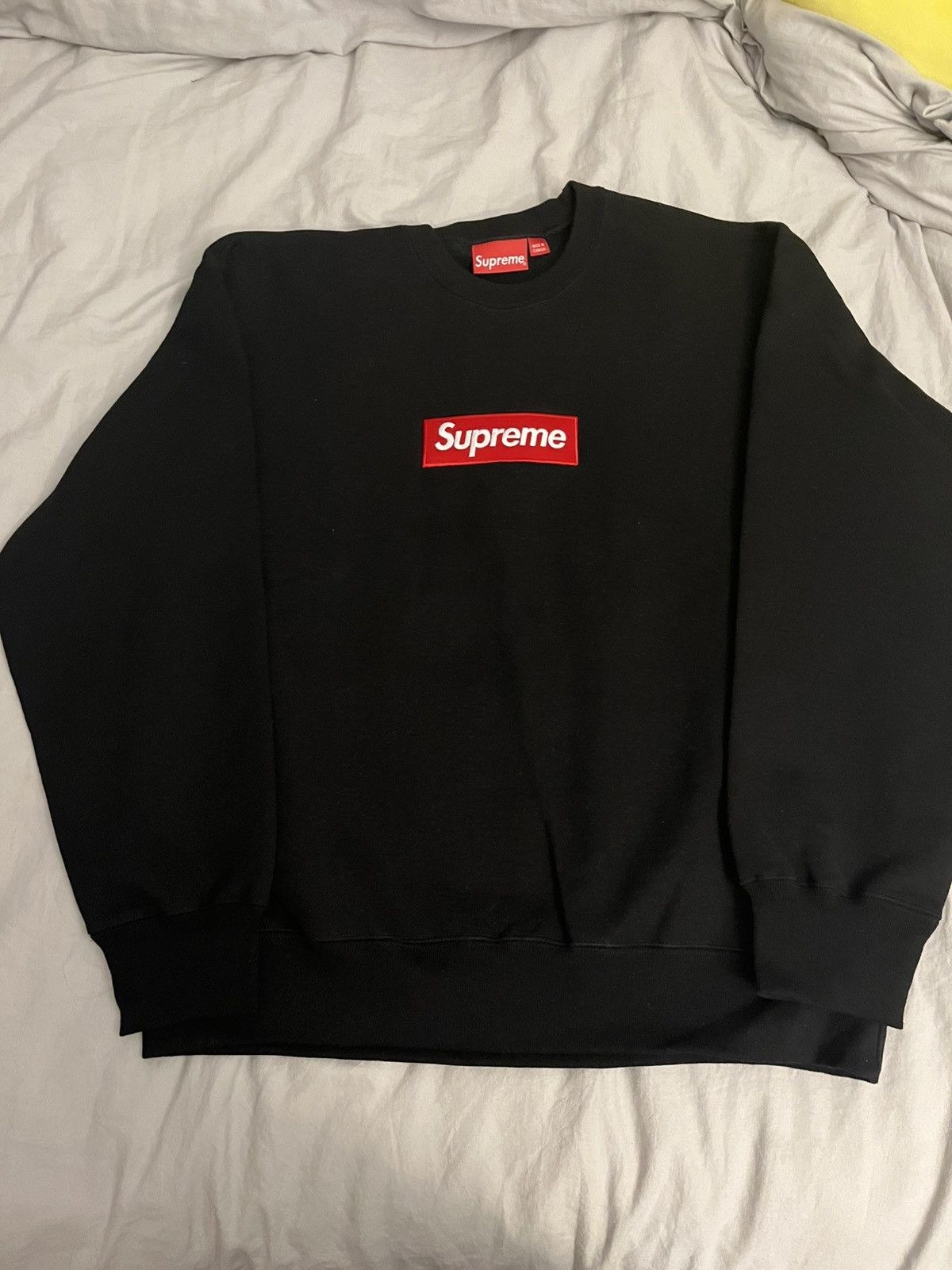 Supreme Supreme black box logo crewneck fw22 Size US L / EU 52-54 / 3 - 4 Thumbnail