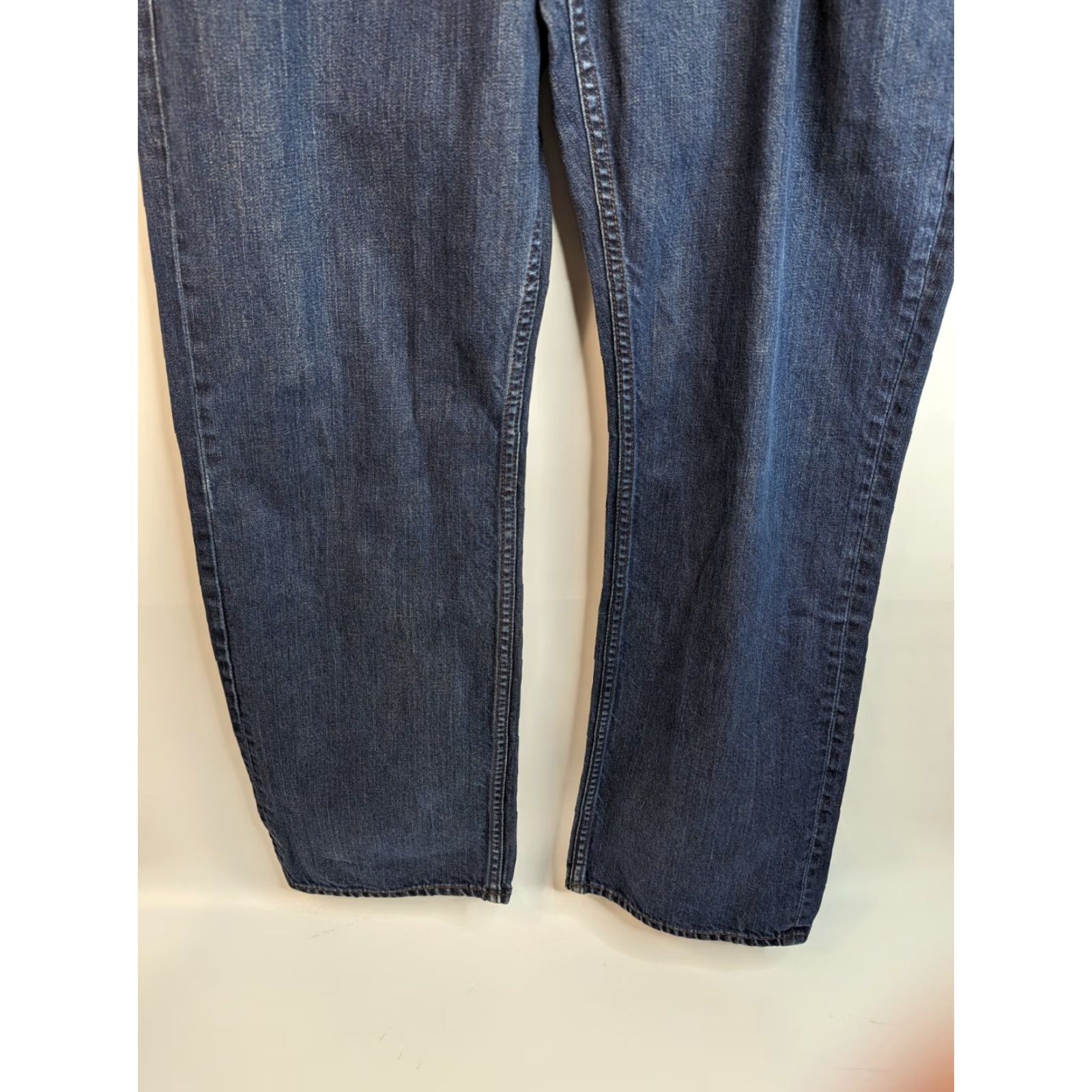 Banana Republic Banana Republic Jeans Straight Leg Mens 36x32 Dark Wash Blue 100% Cotton Denim Size US 36 / EU 52 - 3 Thumbnail