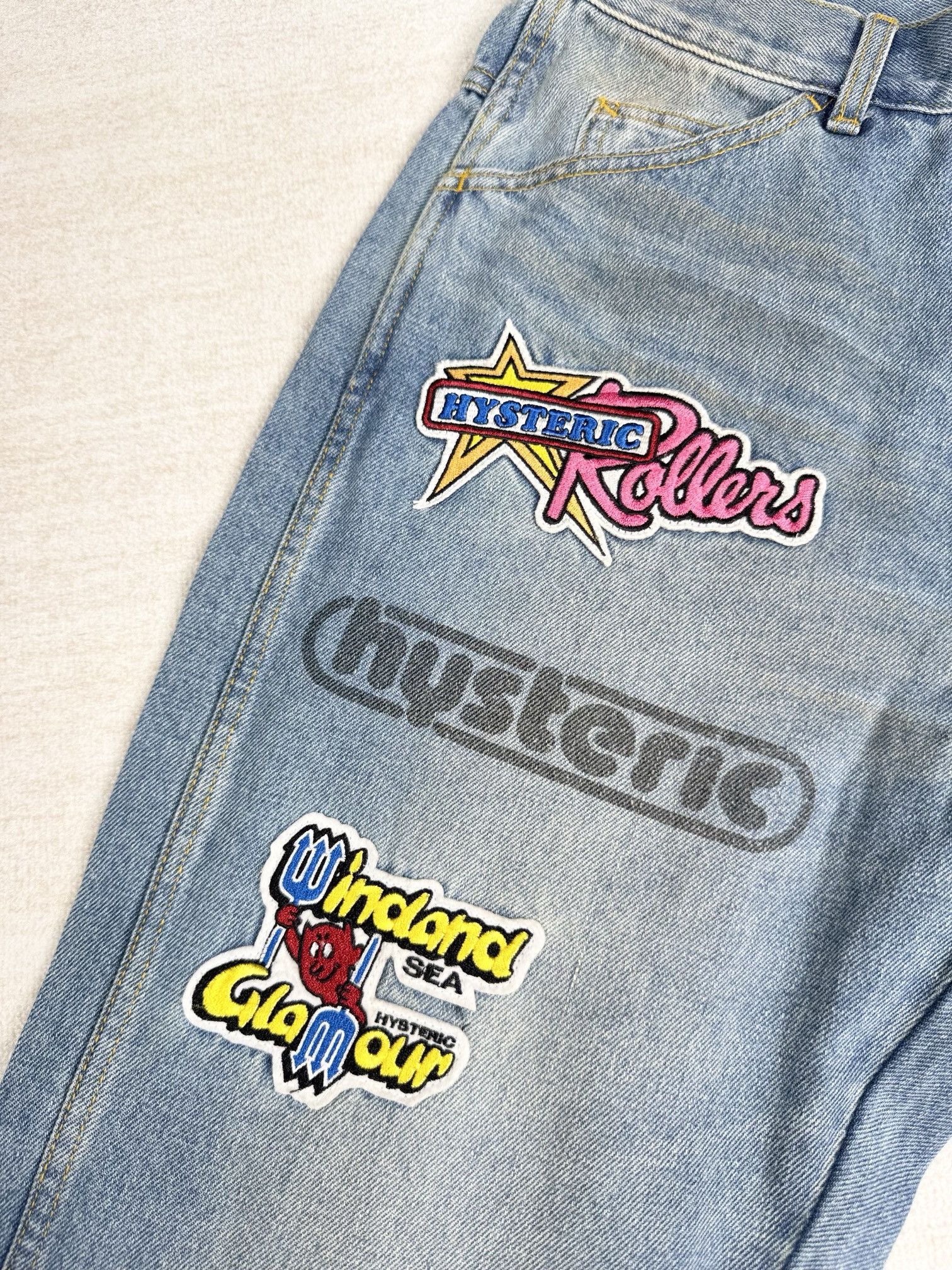 hysteric Glamour x wind and sea jean