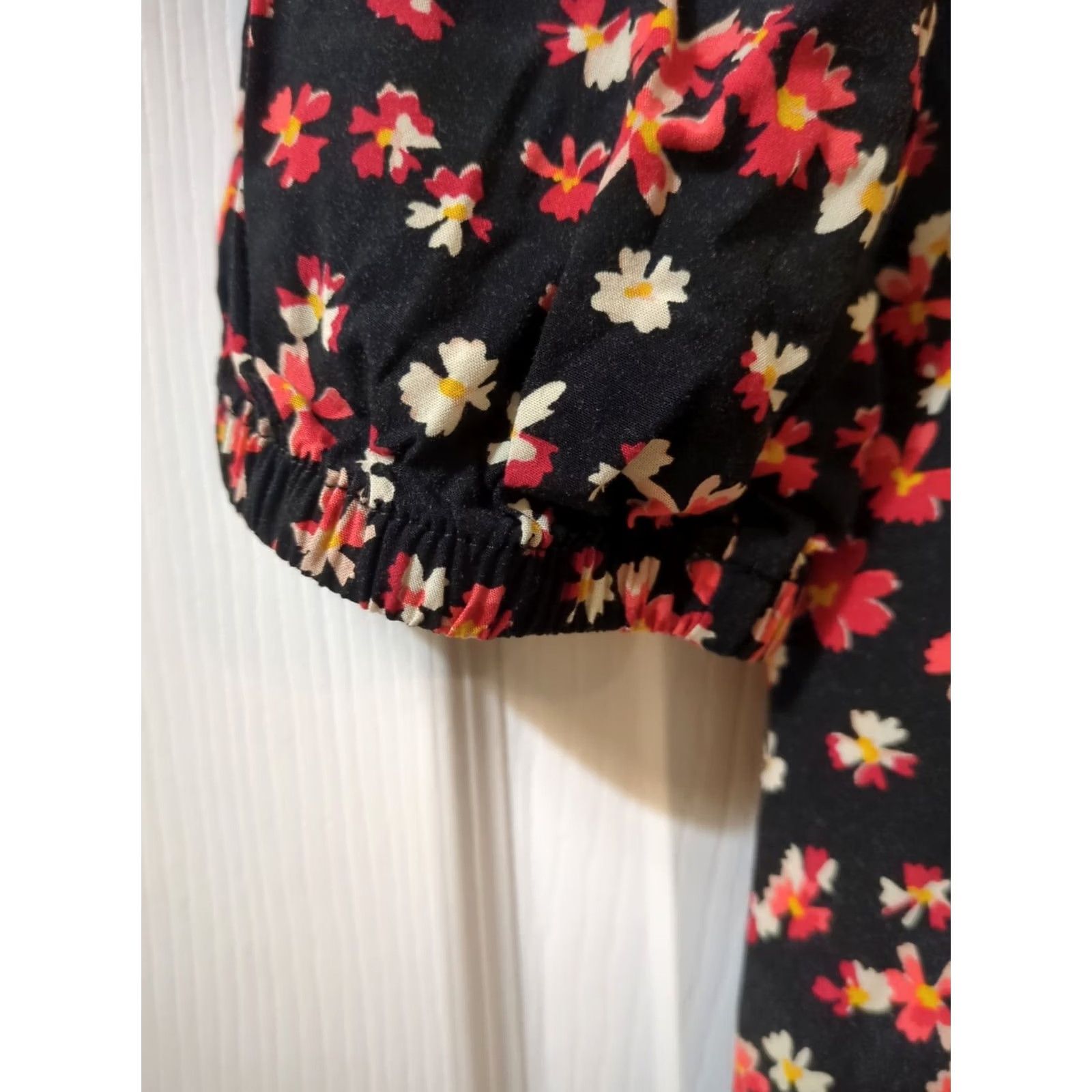 Gap GAP Dress Floral Mini Women's Size M Black Pockets Short Fall Spring Summer Casual Party/Wedding Women Size M / US 6-8 / IT 42-44 - 2 Thumbnail