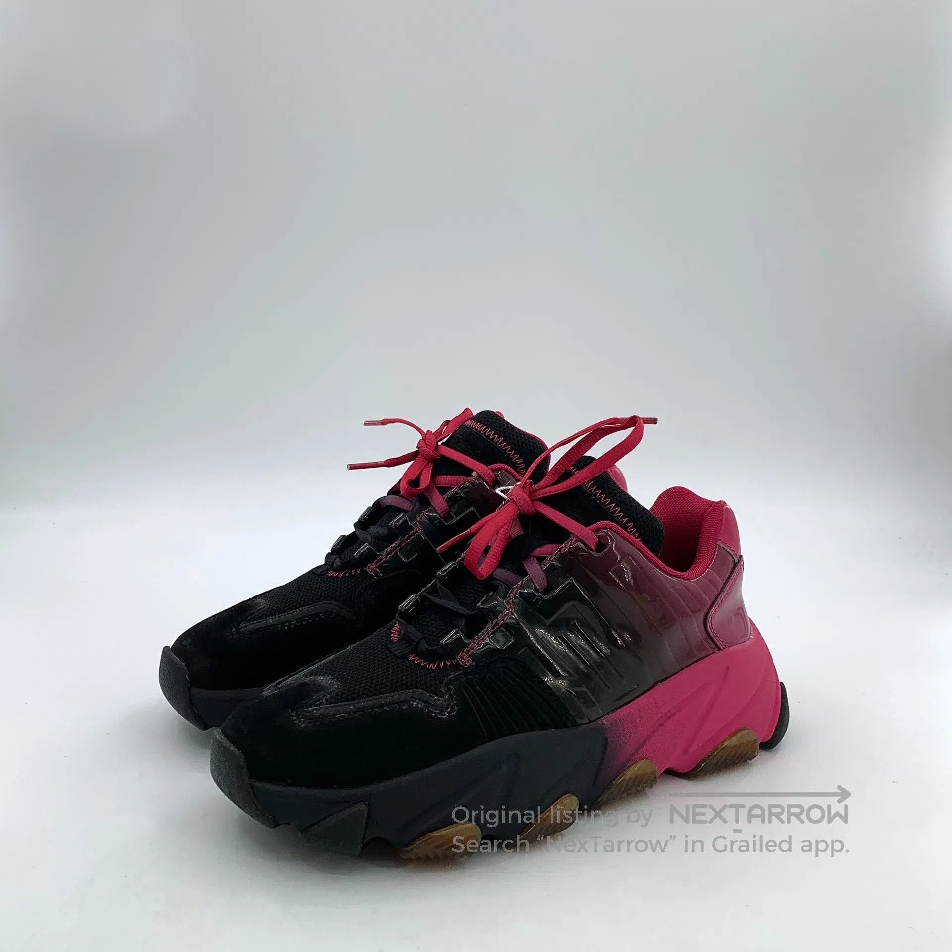 ASH ASH Contrast Color Laced Casual Flat Dad Shoes with Box| Size US 5 / EU 37 - 1 Thumbnail